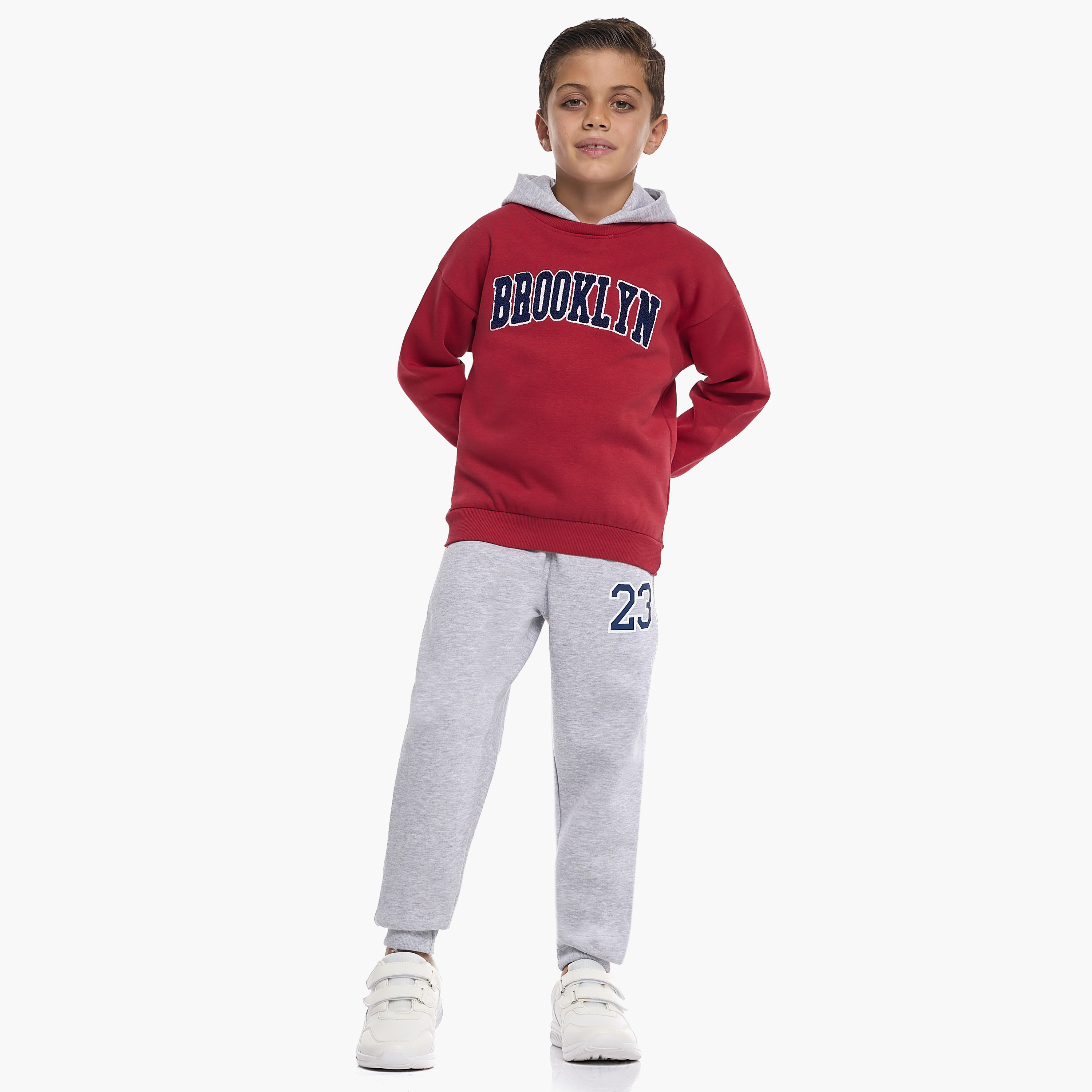 Victor and Jane 2-Piece Brooklyn Printed Hoodie & Jogger Sets-boys-clothing-setsandcoords-image-1
