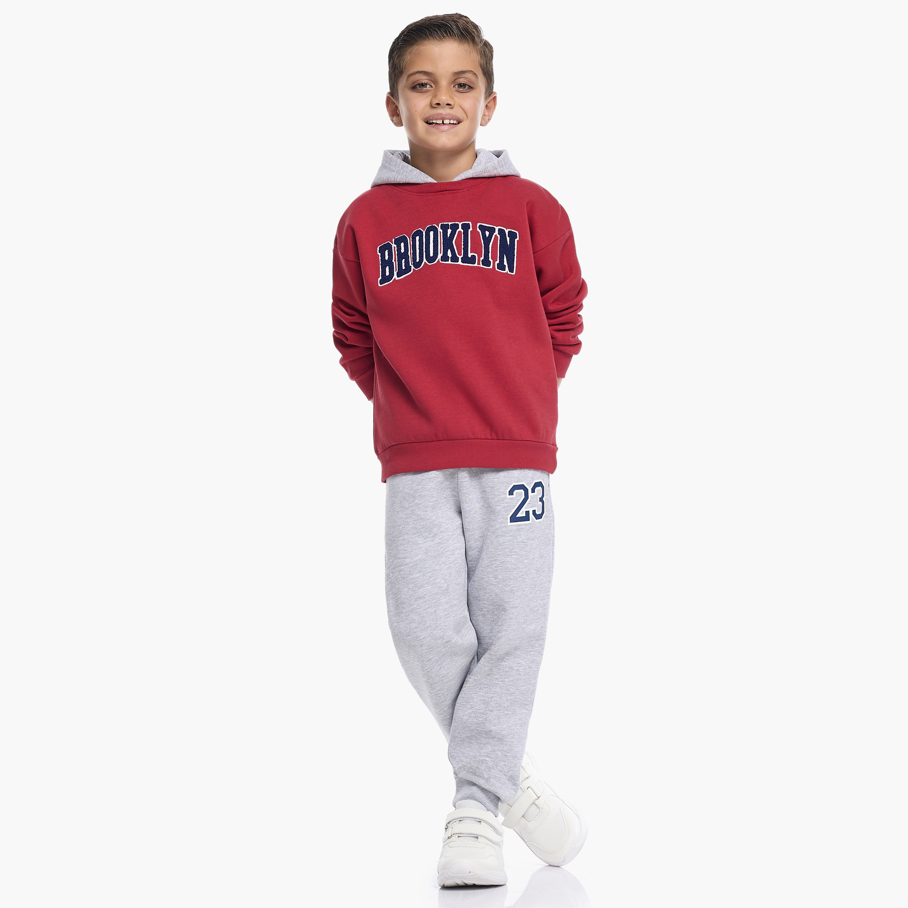 Victor and Jane 2-Piece Brooklyn Printed Hoodie & Jogger Sets-boys-clothing-setsandcoords-image-2