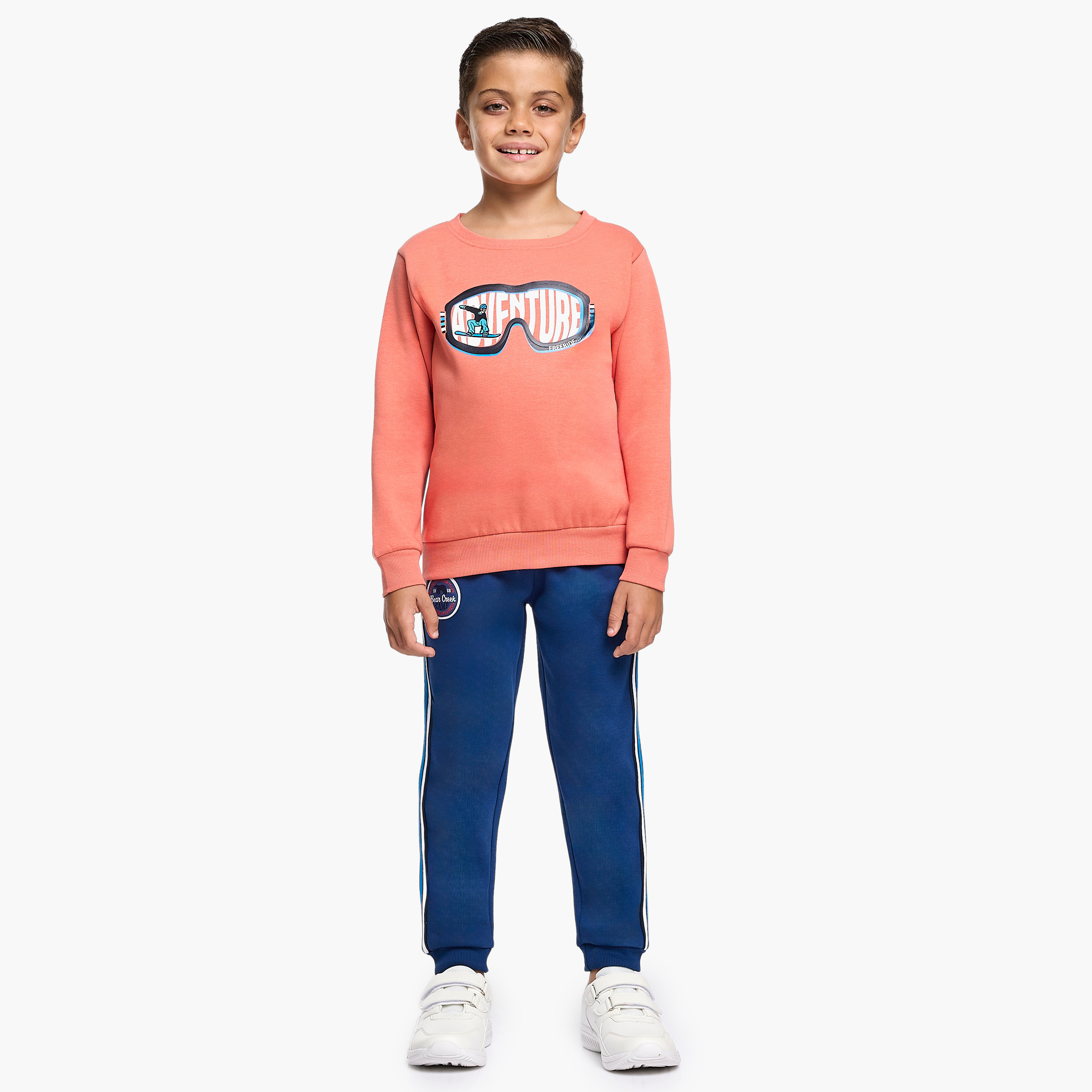 Victor and Jane 2-Piece Adventure Printed Sweatshirt & Jogger Sets-baby-boys-clothing-winterwear-setsandcoords-image-2