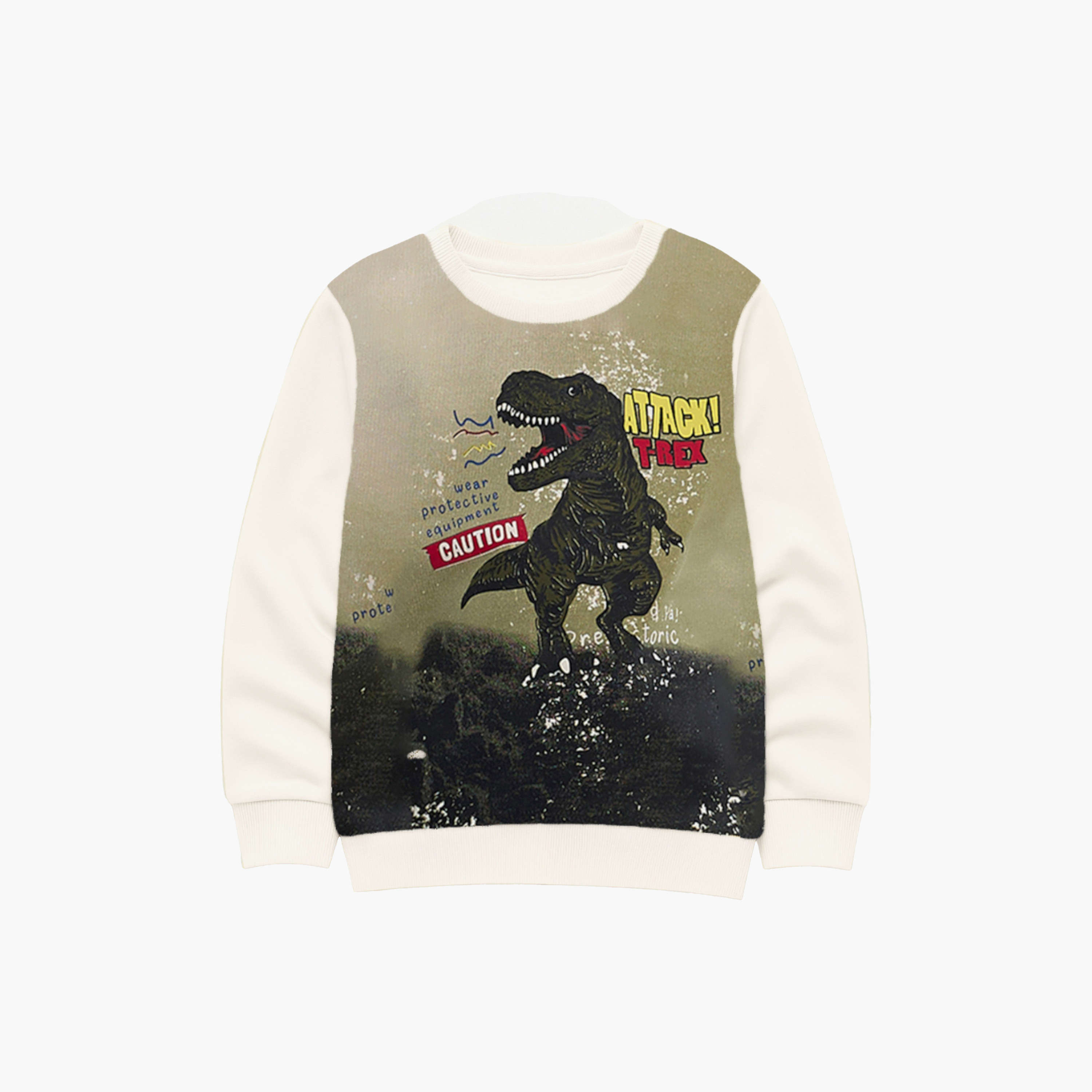 طقم من قطعتين سويت شيرت وبنطلون رياضي بطبعة أتاك مود من فيكتور اند جين-baby-boys-clothing-winterwear-setsandcoords-image-5