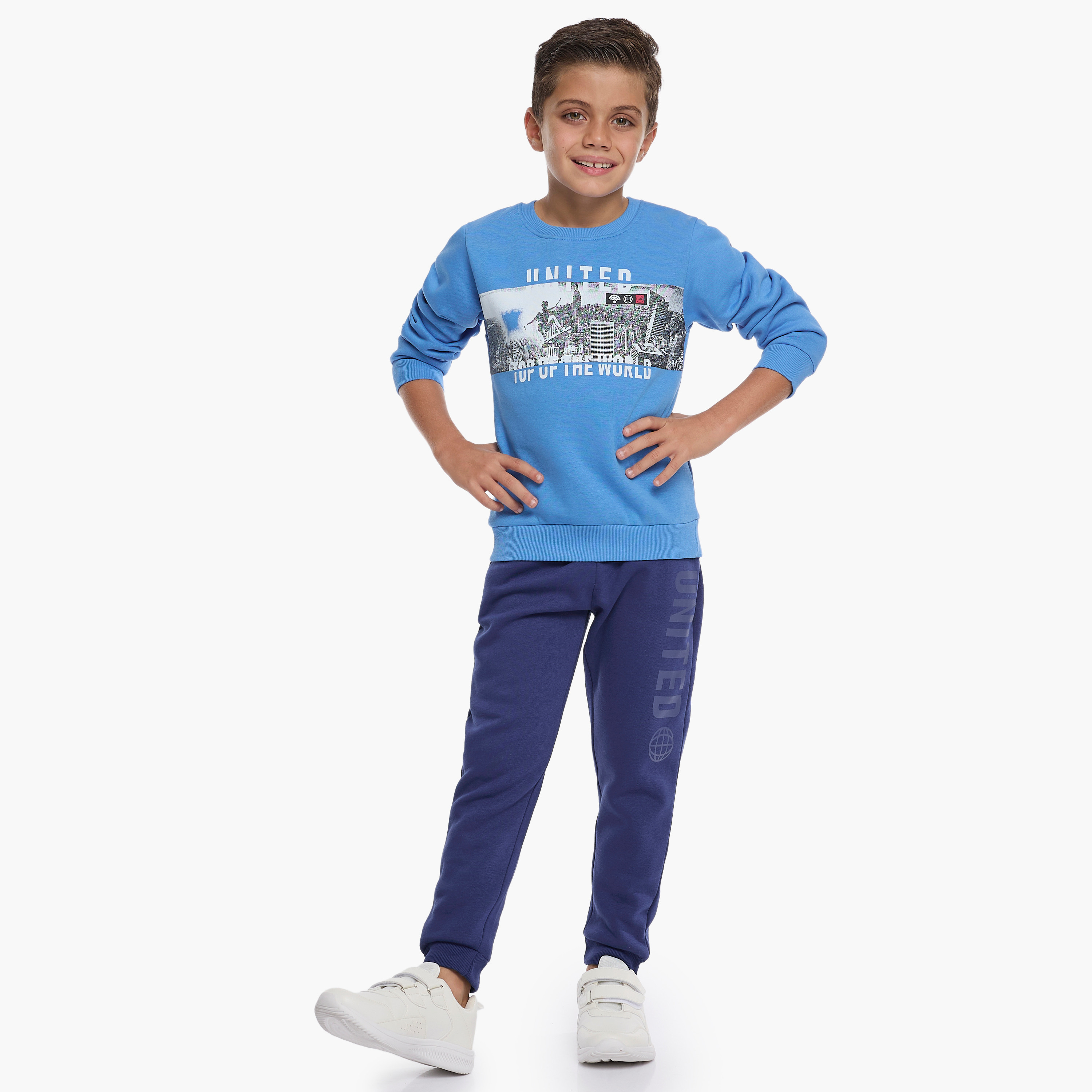 Victor and Jane 2-Piece Printed Sweatshirt & Jogger Sets-baby-boys-clothing-winterwear-setsandcoords-image-1