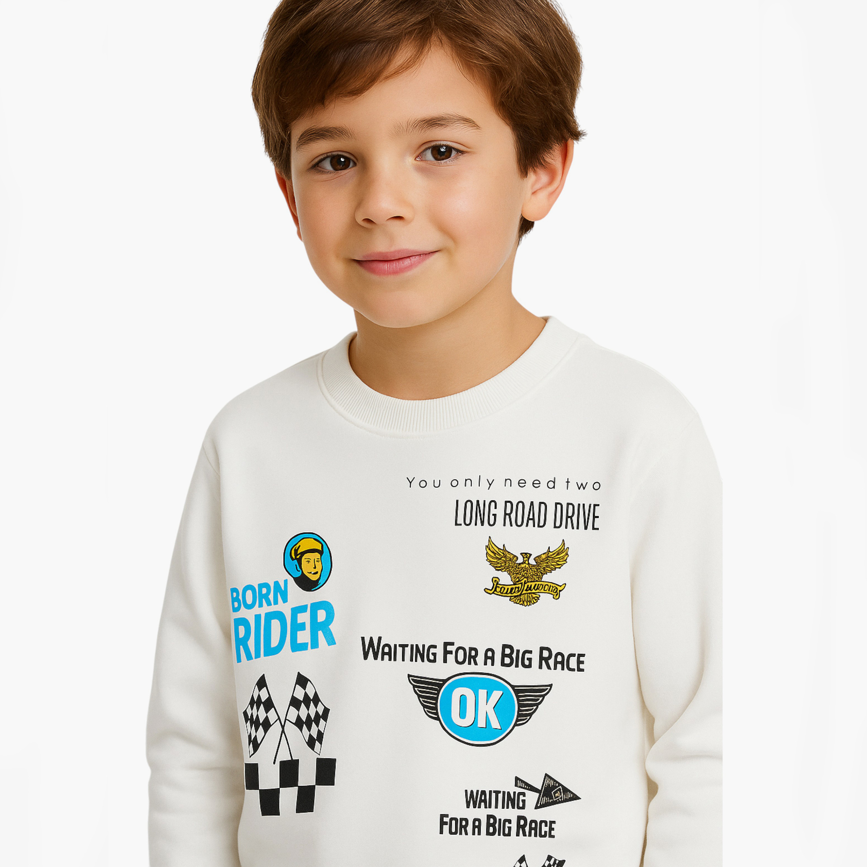 Victor and Jane 2-Piece Racing Style Printed Sweatshirt & Jogger Sets-baby-boys-clothing-winterwear-setsandcoords-image-4