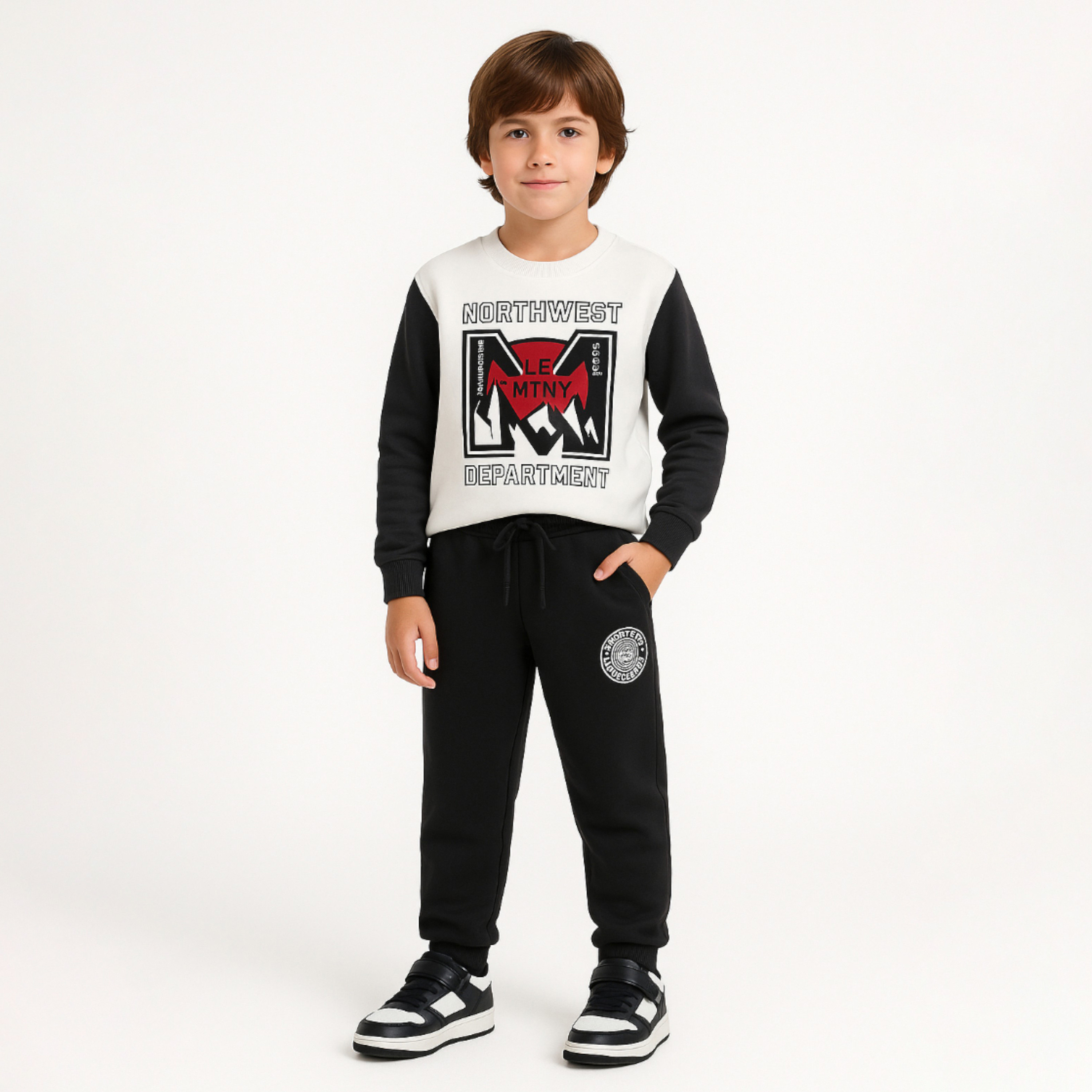 Victor and Jane 2-Piece Urban Style Printed Sweatshirt & Jogger Sets-baby-boys-clothing-winterwear-setsandcoords-image-1