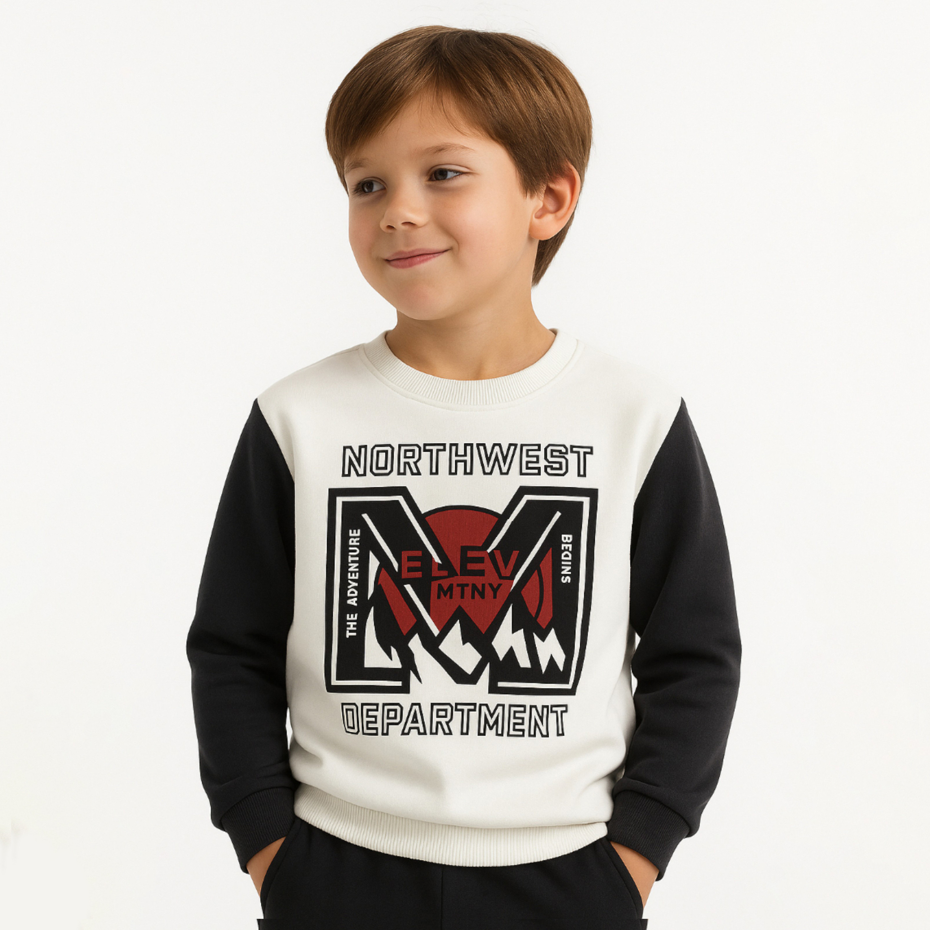 Victor and Jane 2-Piece Urban Style Printed Sweatshirt & Jogger Sets-baby-boys-clothing-winterwear-setsandcoords-image-4