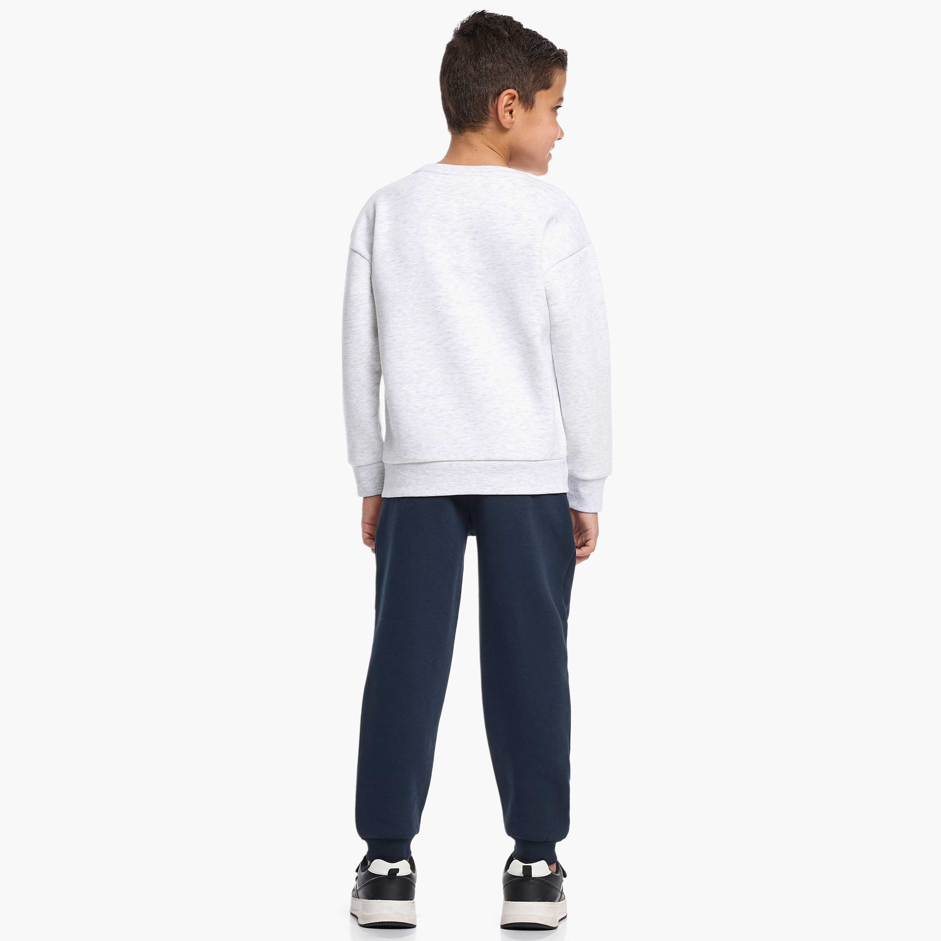 Victor and Jane 2-Piece Bold S Printed Sweatshirt & Jogger Sets-baby-boys-clothing-winterwear-setsandcoords-image-3