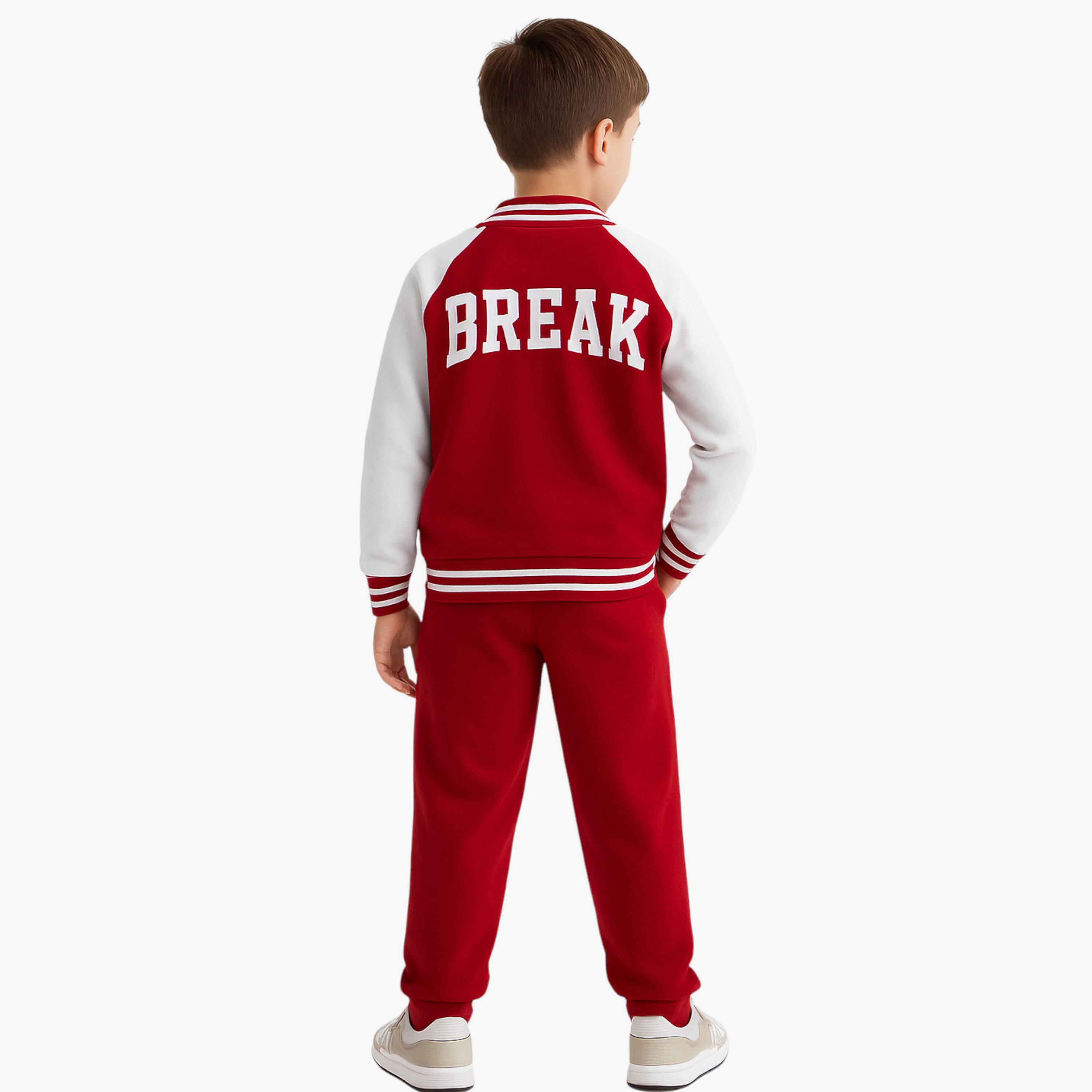 طقم من قطعتين بنطلون مع جاكيت بطبعة بريك ذا رول من فيكتور اند جين-baby-boys-clothing-winterwear-setsandcoords-image-3
