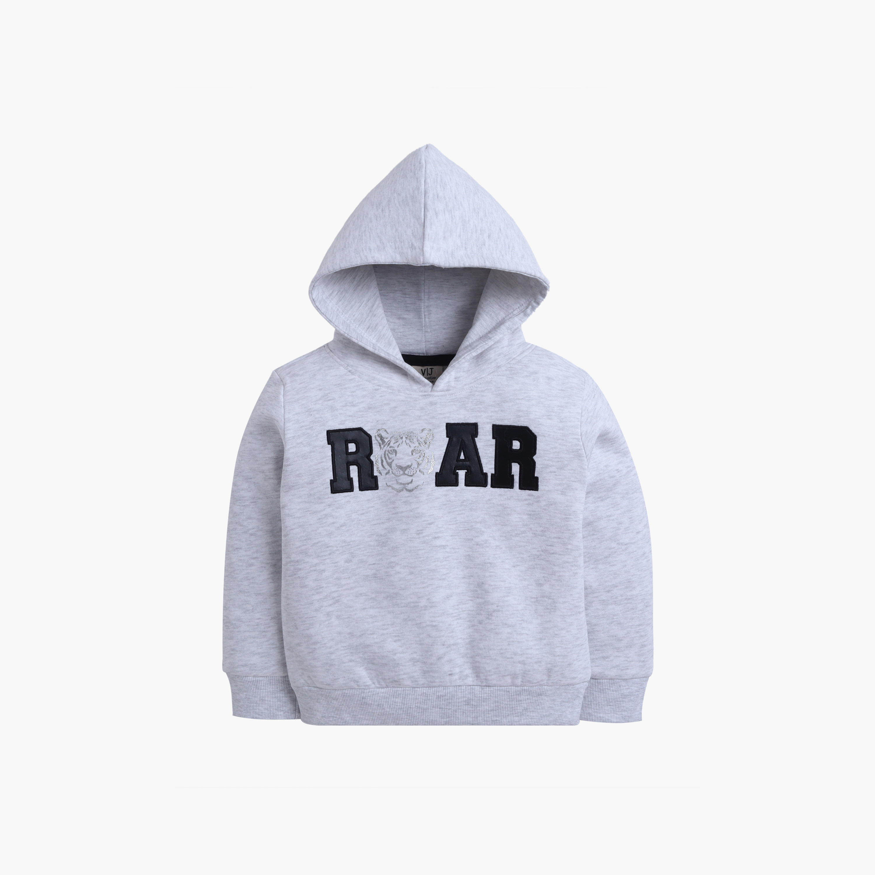 Victor and Jane Roar Tiger Printed Hoodie-baby-girls-clothing-sweatshirts-image-2