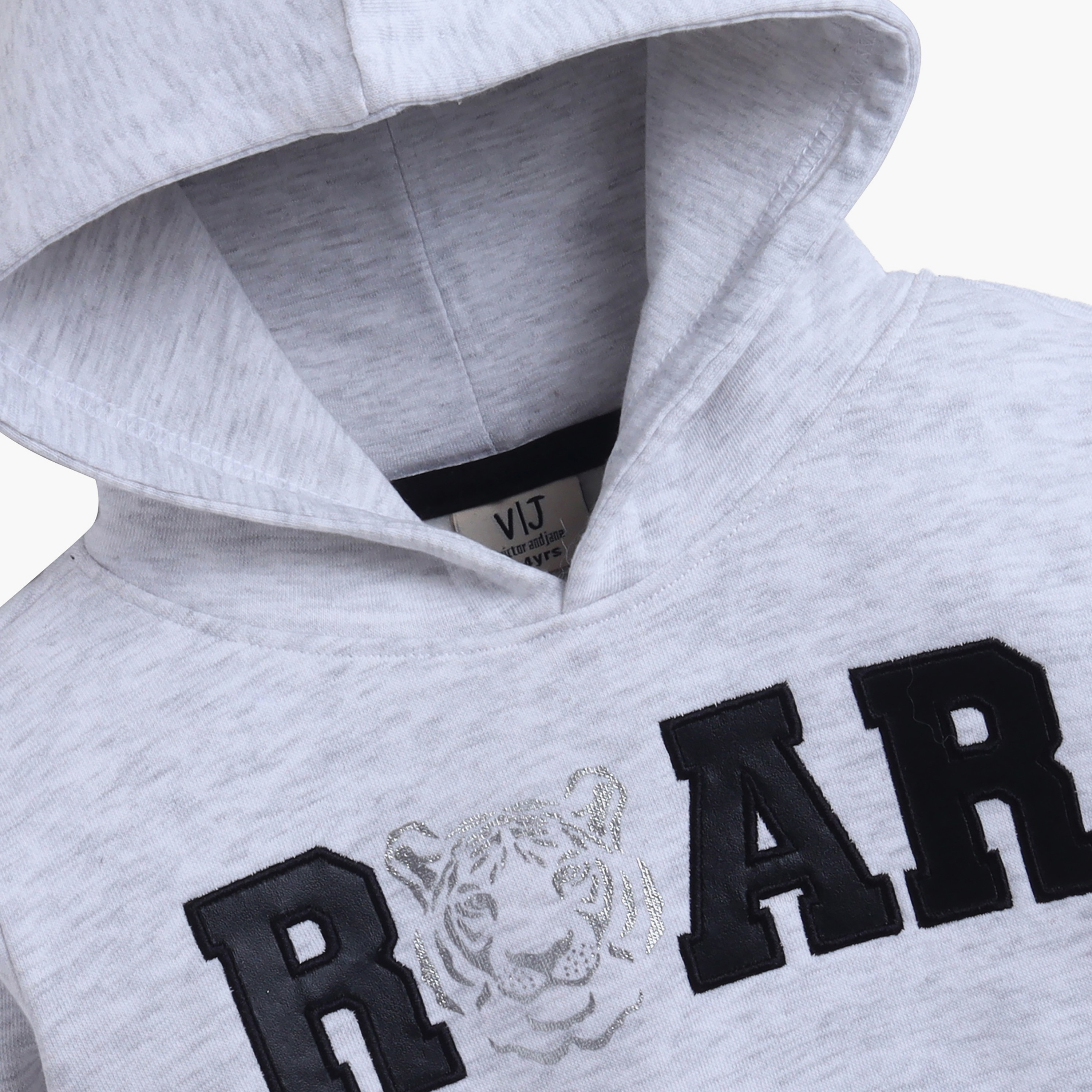 Victor and Jane Roar Tiger Printed Hoodie-baby-girls-clothing-sweatshirts-image-5