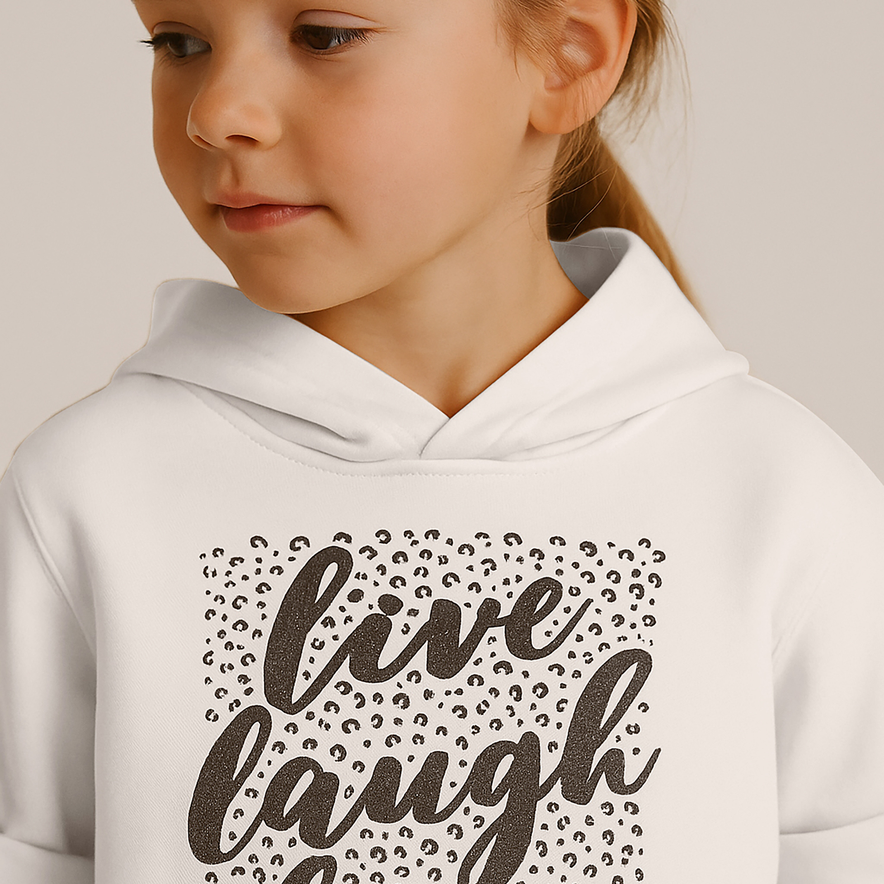 Victor and Jane Live Laugh Love Printed Hoodie-baby-girls-clothing-winterwear-sweatshirts-image-4