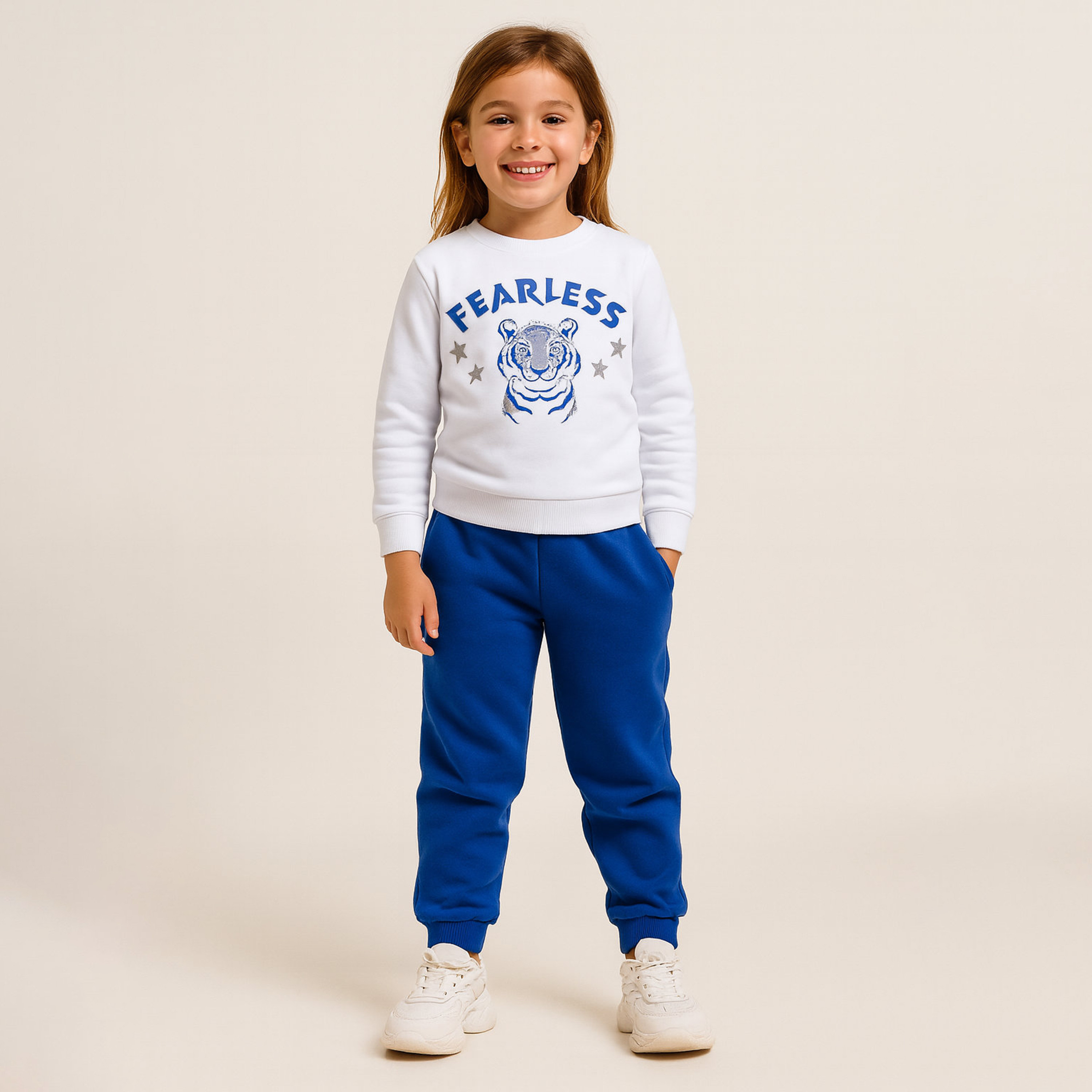 سويت شيرت بطبعة نمر فيرليس من فيكتور اند جين-girls-clothing-winterwear-sweatshirts-image-2