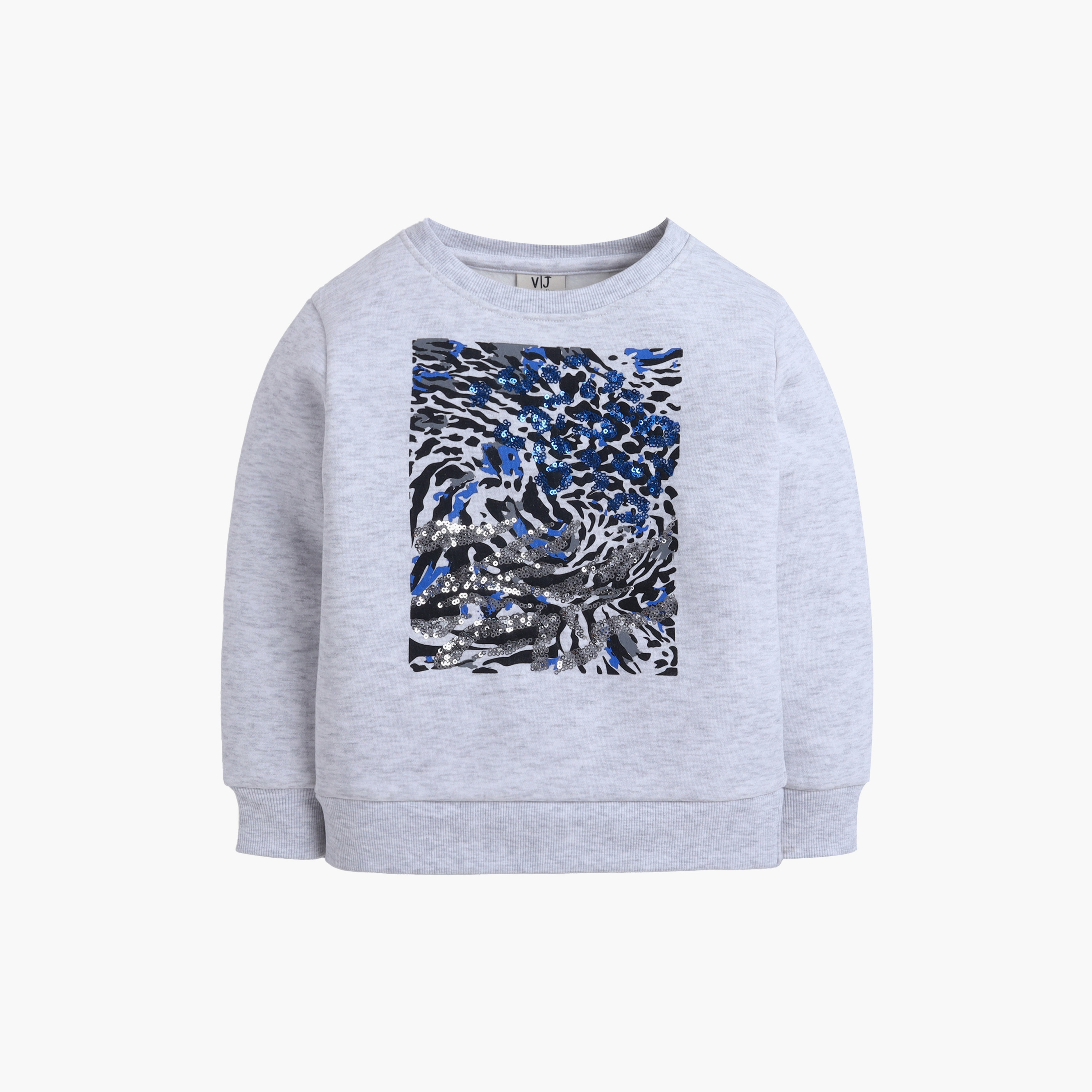 سويت شيرت بطبعة حيوانات من فيكتور اند جين-baby-girls-clothing-sweatshirts-image-1