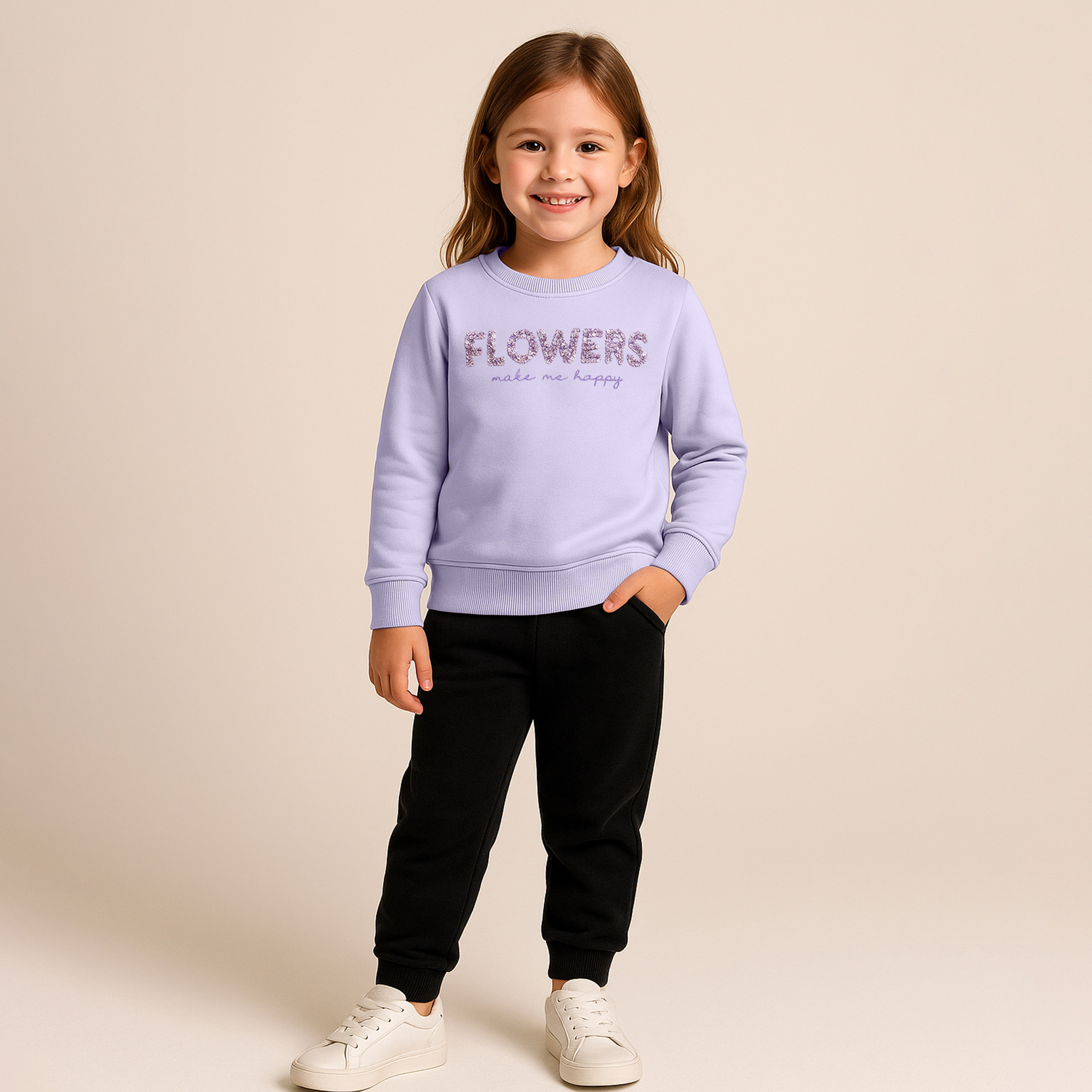 Victor and Jane Flowers Make Me Happy Printed Sweatshirt-girls-clothing-winterwear-sweatshirts-image-2