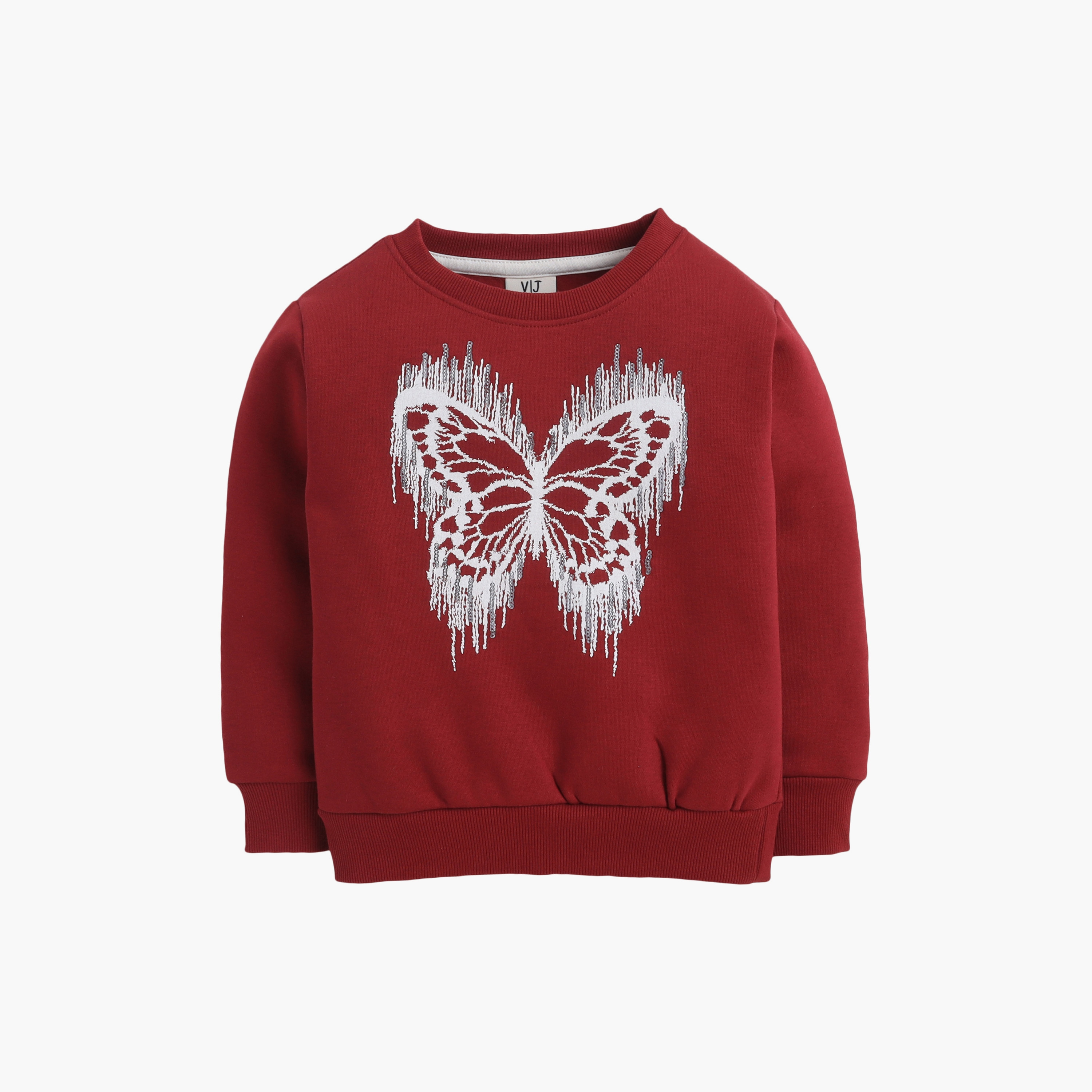 Victor and Jane Butterfly Printed Sweatshirt-girls-clothing-winterwear-sweatshirts-image-1
