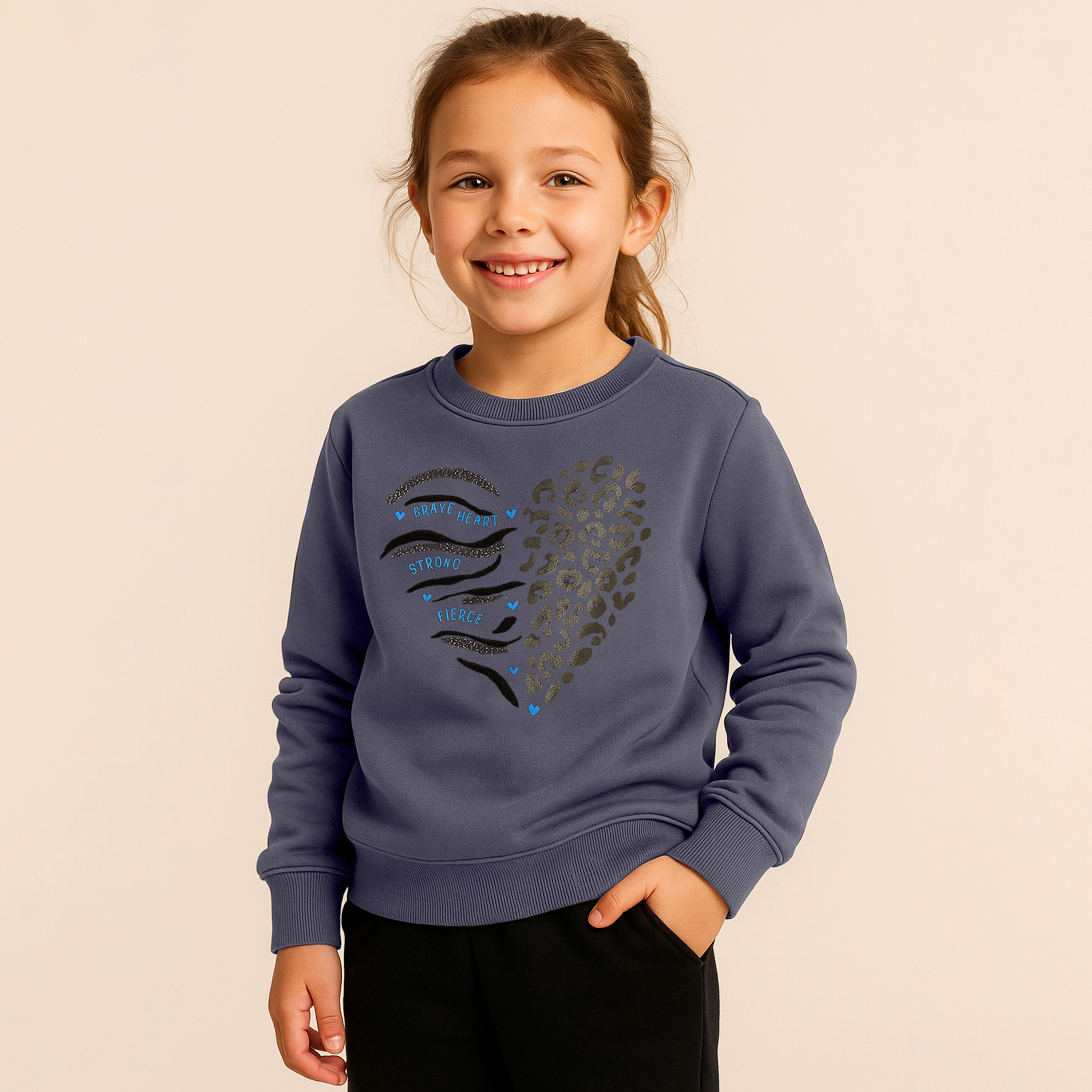 Victor and Jane Heart Graphic Printed Sweatshirt-girls-clothing-winterwear-sweatshirts-image-2