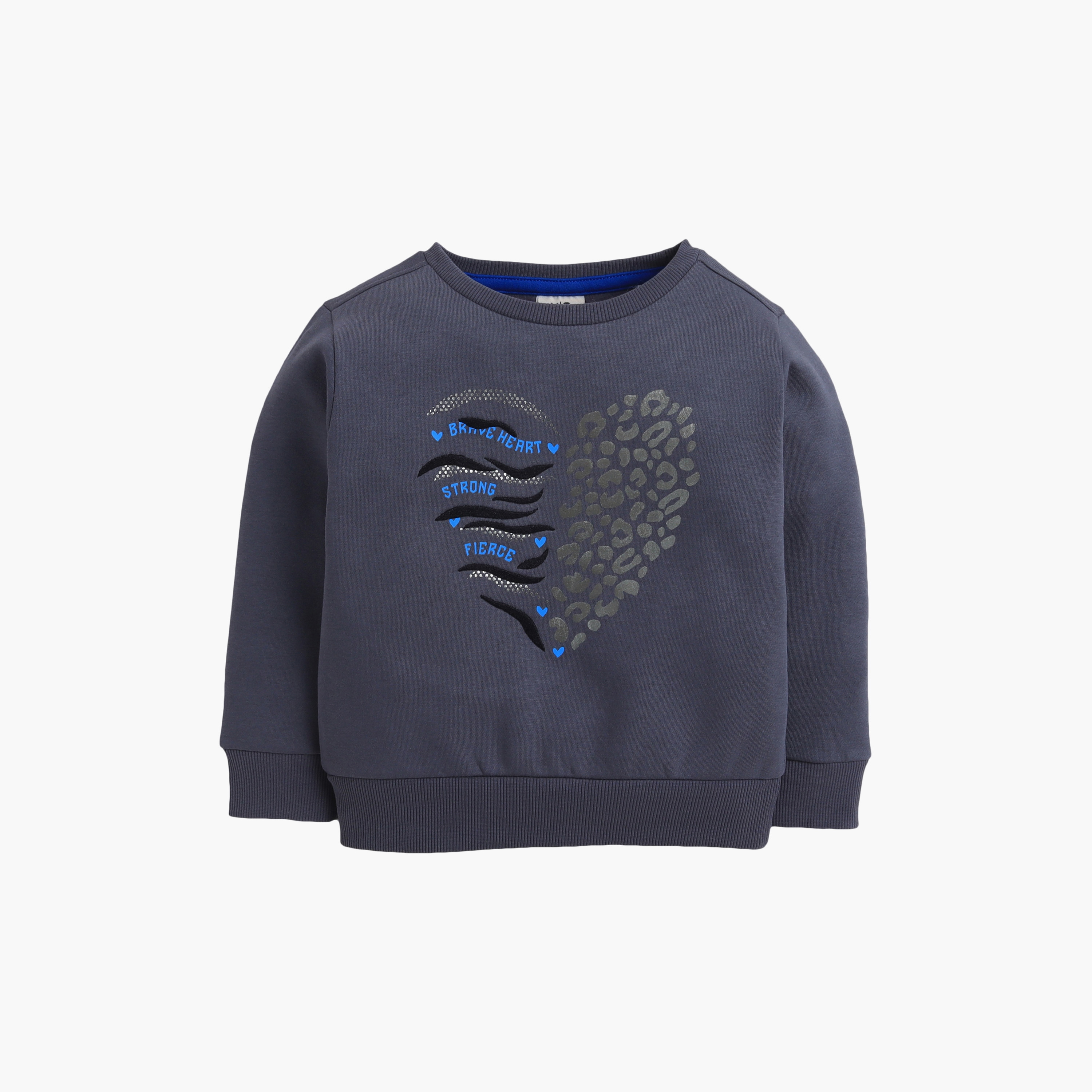 سويت شيرت بطبعة جرافيك قلب من فيكتور اند جين-girls-clothing-winterwear-sweatshirts-image-3