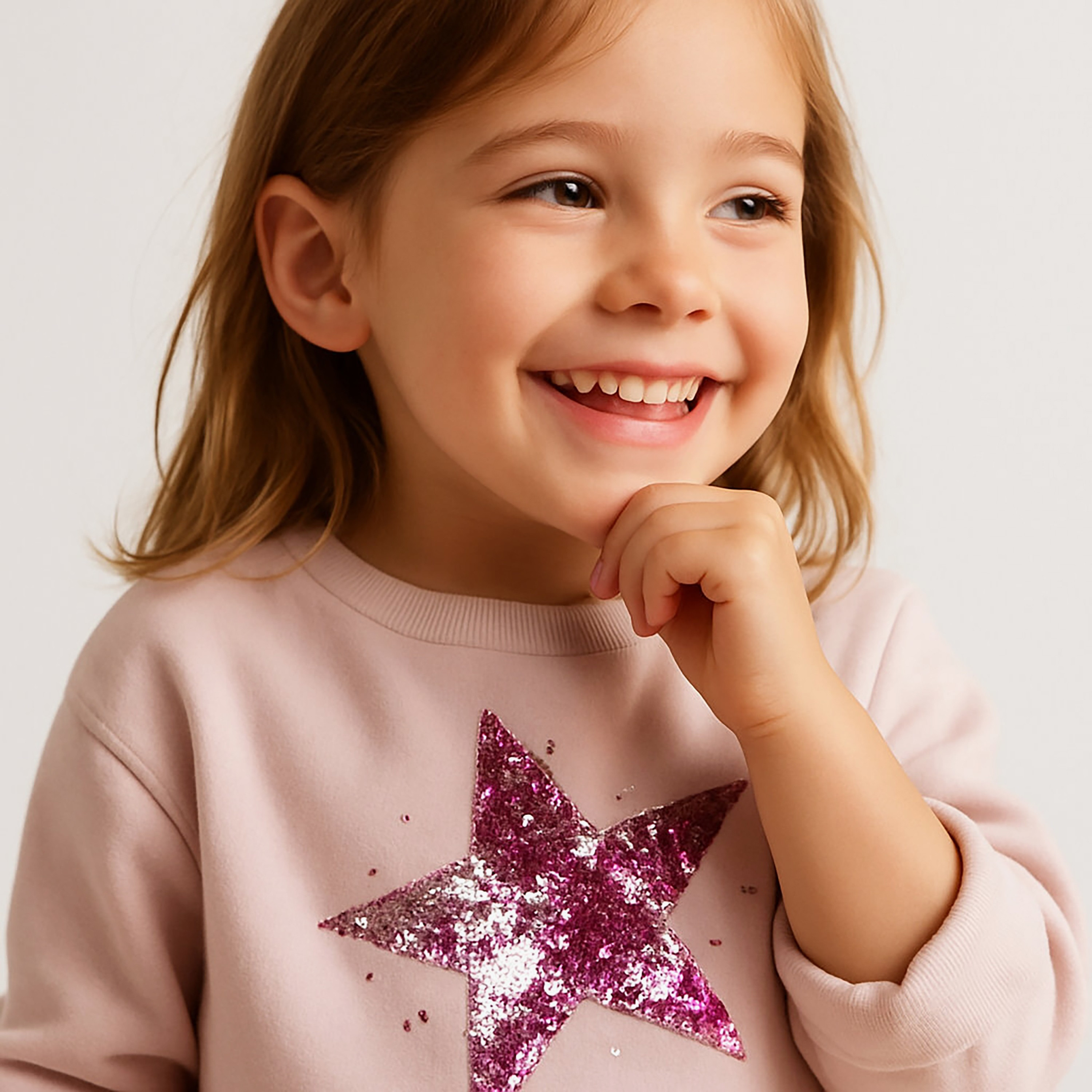 Victor and Jane Star Print Printed Sweatshirt-girls-clothing-winterwear-sweatshirts-image-5