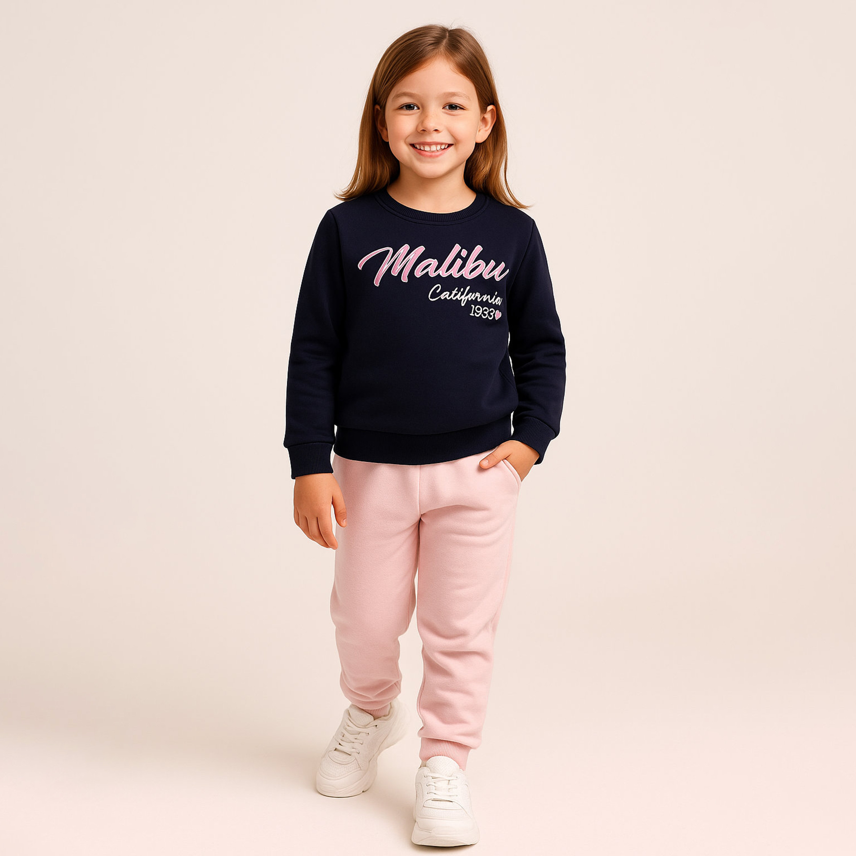سويت شيرت بطبعة ماليبو كاليفورنيا 1983 من فيكتور اند جين-girls-clothing-winterwear-sweatshirts-image-2