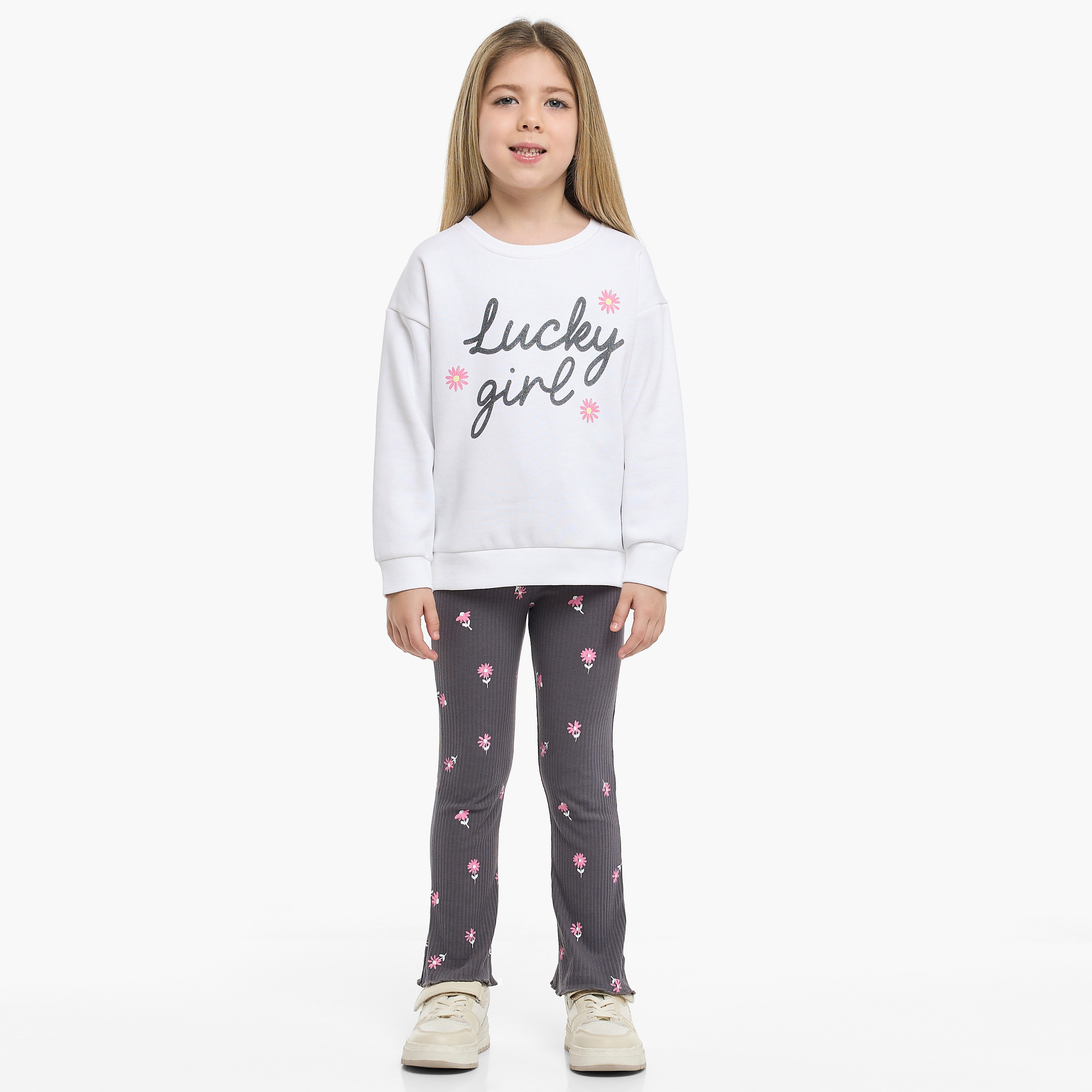 Victor and Jane 2-Piece Printed Sweatshirt & Legging Sets-girls-clothing-winterwear-setsandcoords-image-1
