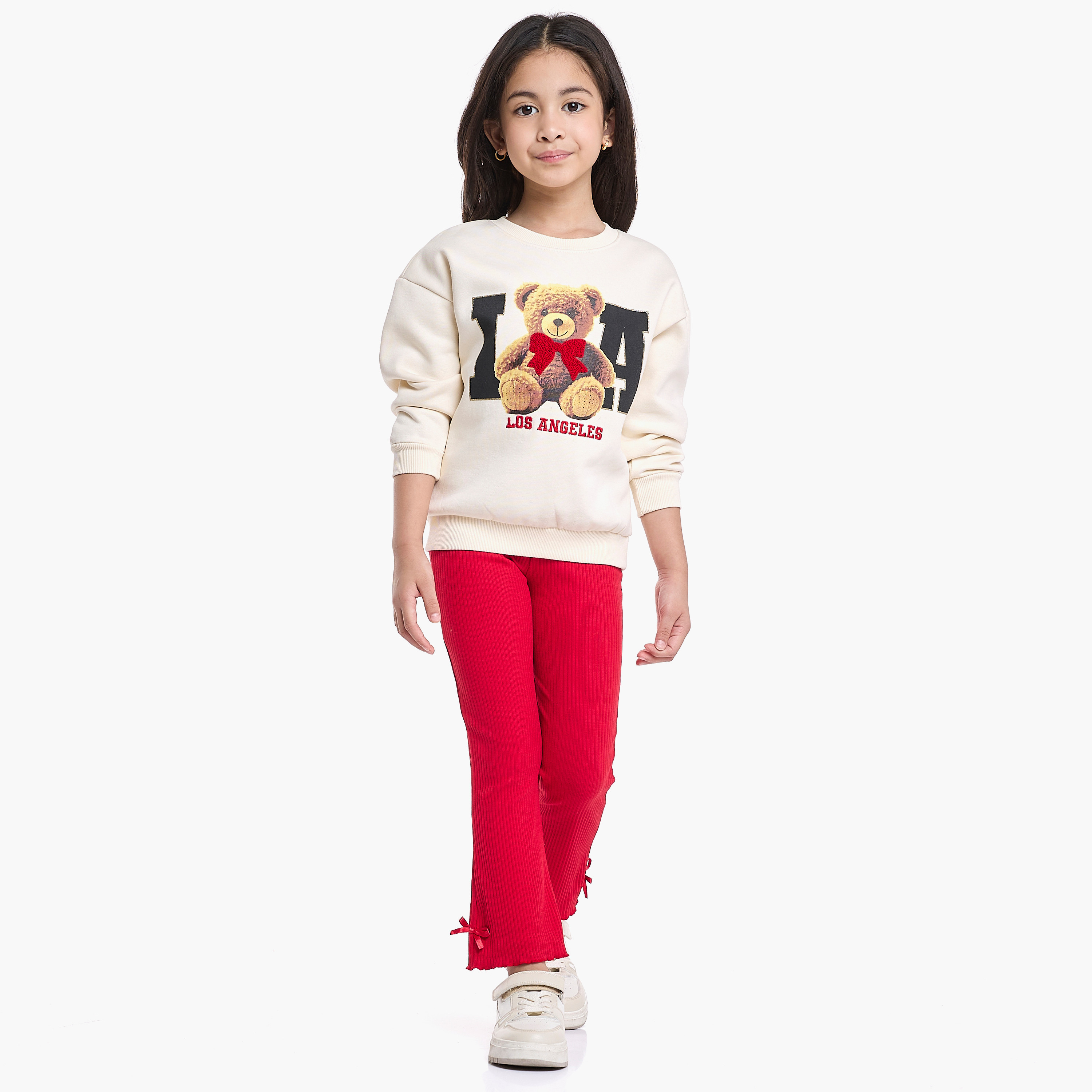 Victor and Jane 2-Piece Teddy Printed Sweatshirt & Legging Sets-girls-clothing-winterwear-setsandcoords-image-6