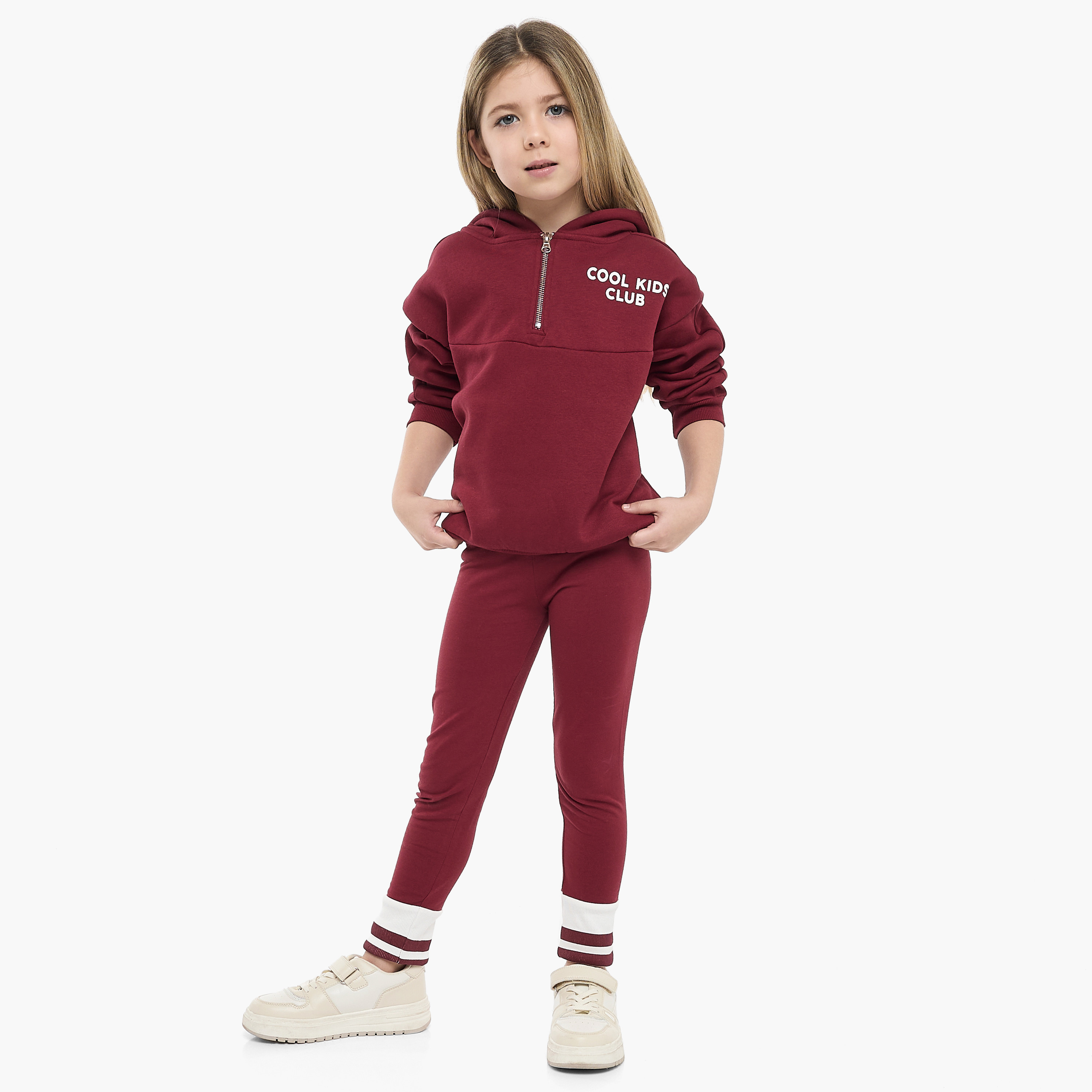 Victor and Jane 2-Piece Kids Club Printed Hoodie & Legging Sets-baby-girls-clothing-setsandcoords-image-2