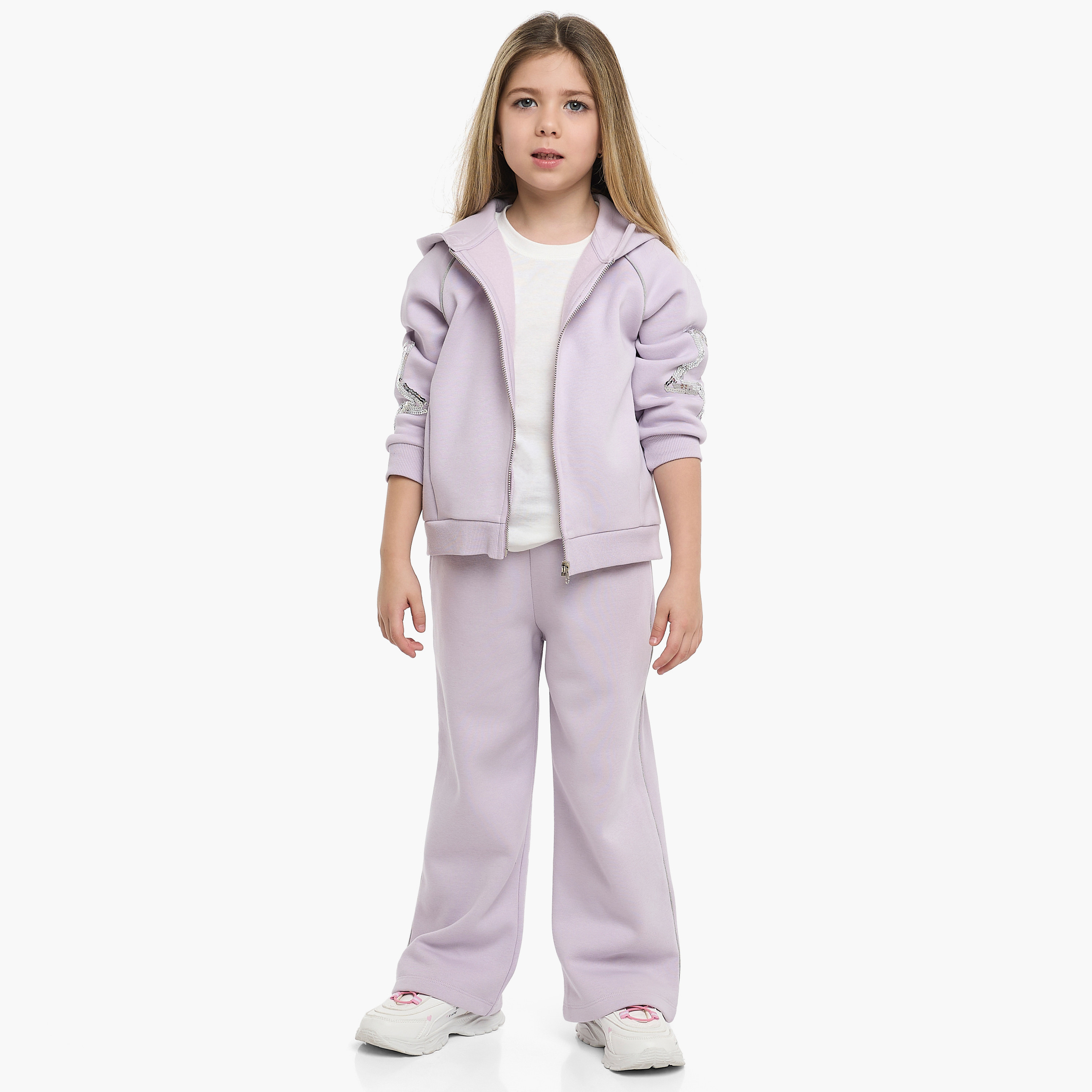 Victor and Jane 2-Piece Starstruck Printed Hoodie with Pants-baby-girls-clothing-setsandcoords-image-2
