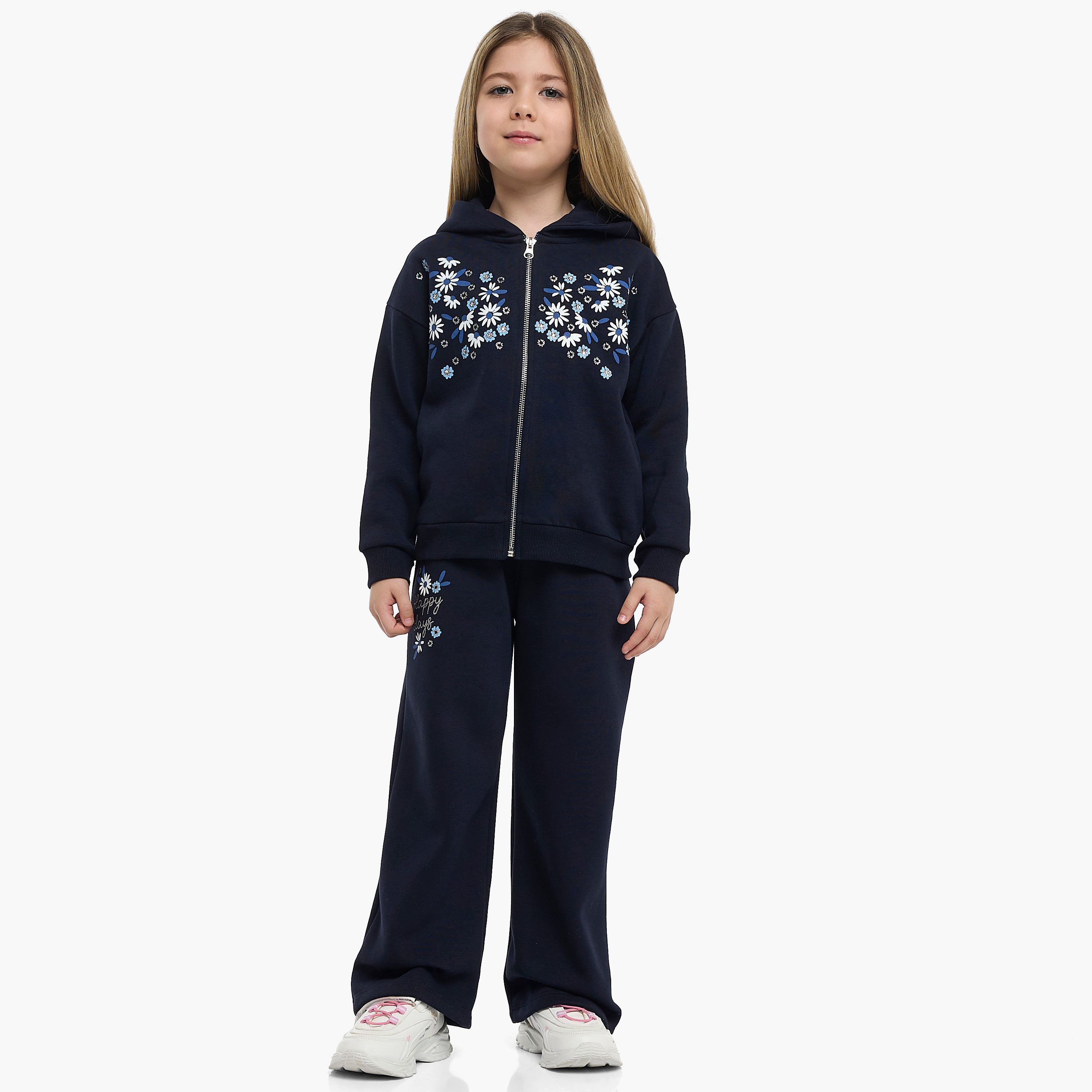 طقم من قطعتين هودي مع بنطلون بطبعة من فيكتور اند جين-girls-clothing-winterwear-setsandcoords-image-1