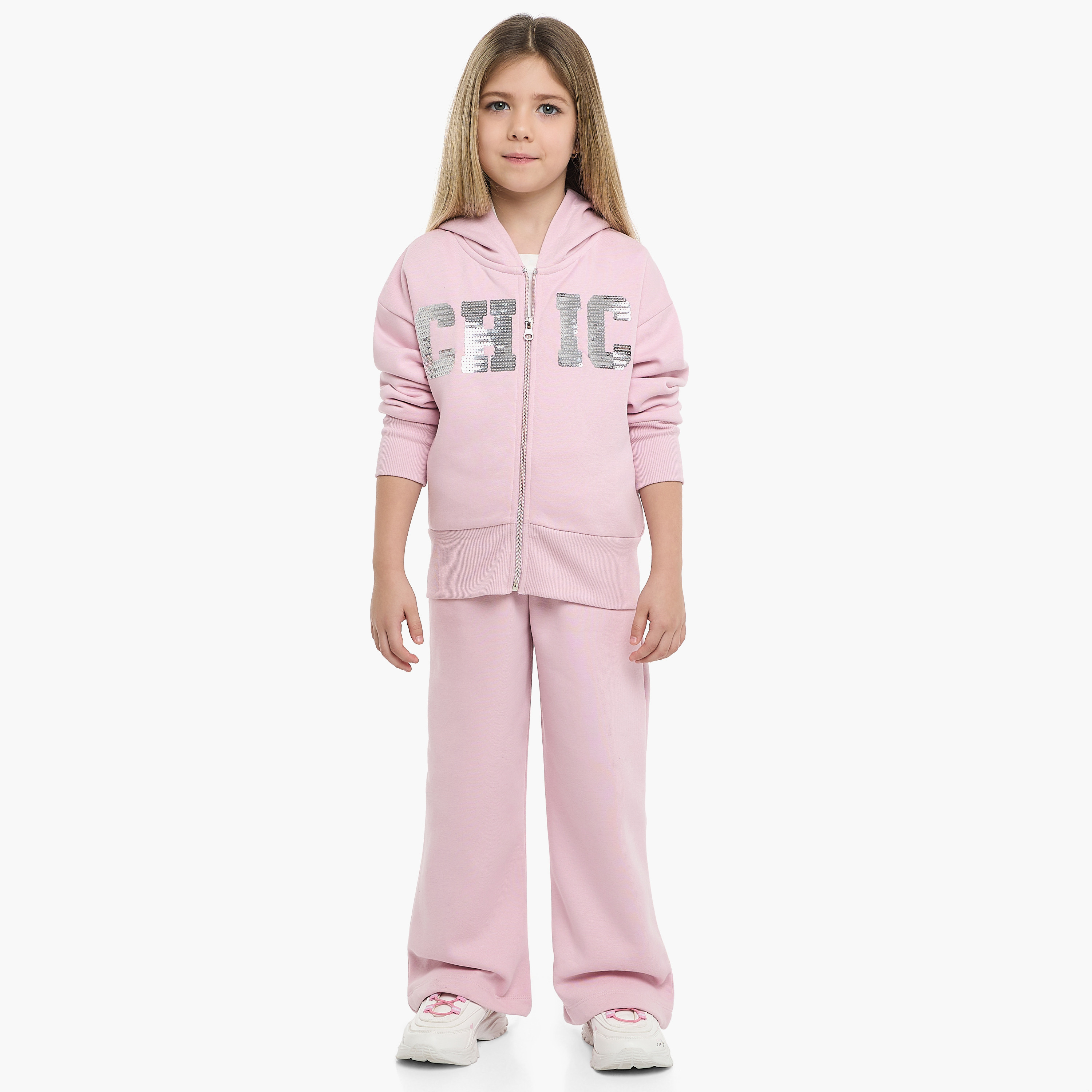 طقم من قطعتين هودي مع بنطلون بطبعة من فيكتور اند جين-girls-clothing-winterwear-setsandcoords-image-1