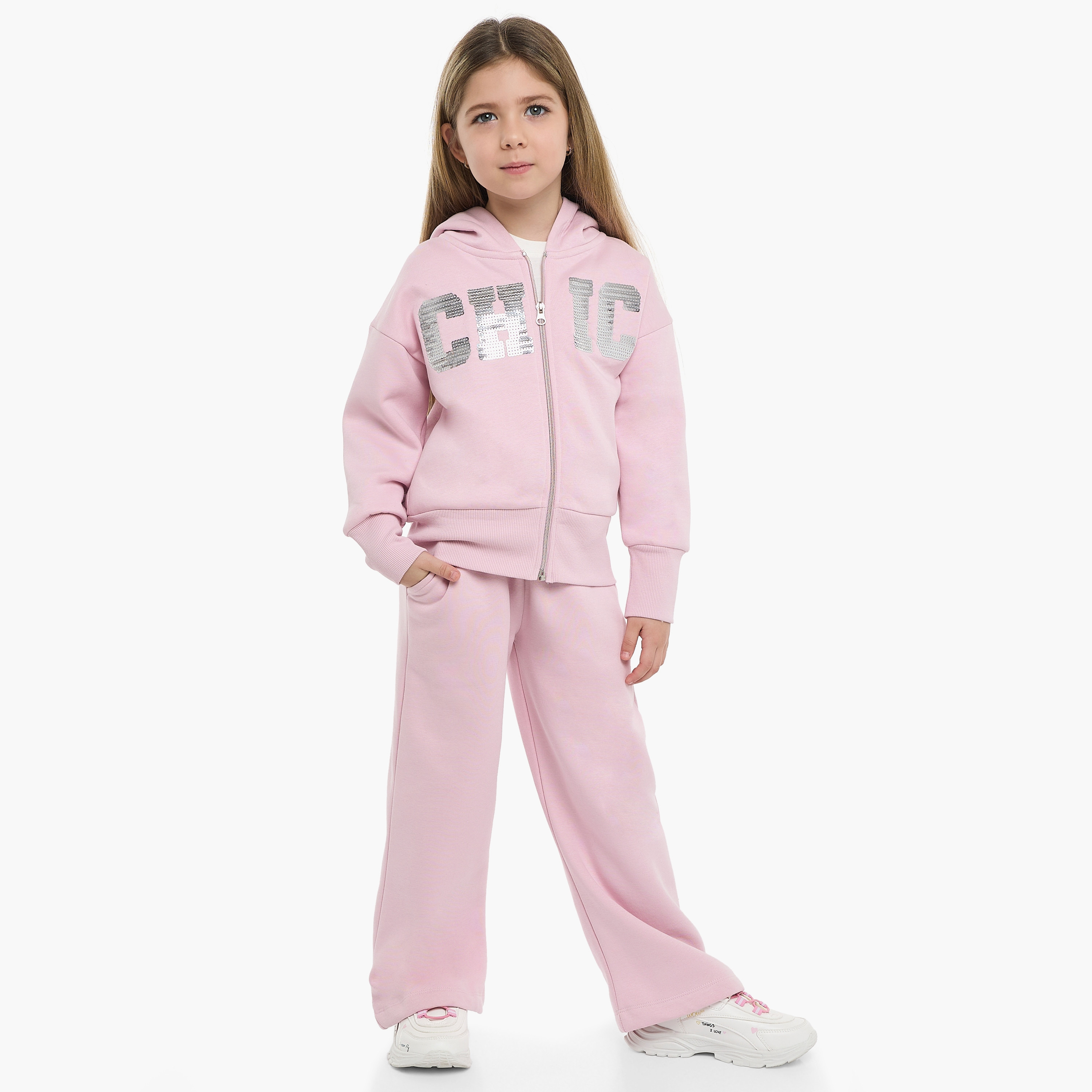 طقم من قطعتين هودي مع بنطلون بطبعة من فيكتور اند جين-girls-clothing-winterwear-setsandcoords-image-2