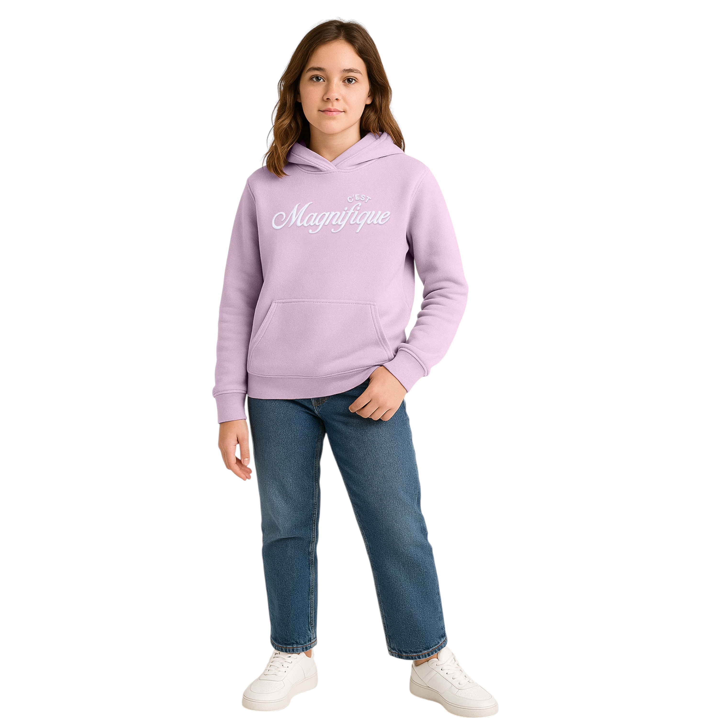 هودي بطبعة سي ماغنيفيك من فيكتور اند جين-girls-clothing-winterwear-sweatshirts-image-2