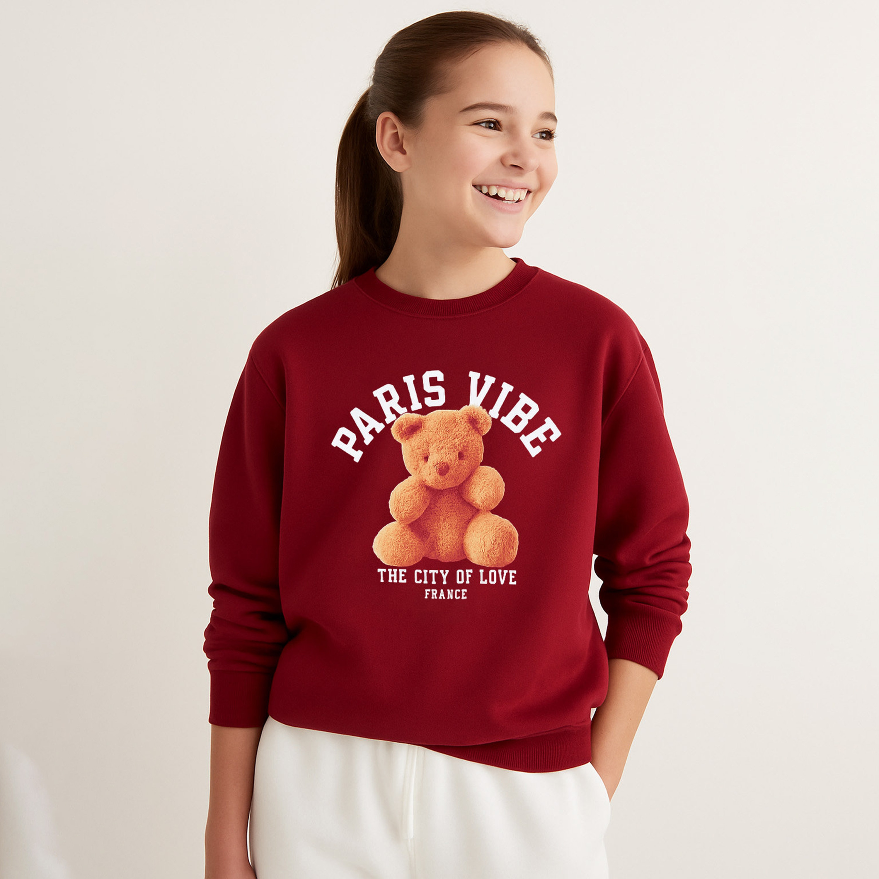 Victor and Jane Paris Chic Teddy Printed Sweatshirt-girls-clothing-sweatshirts-image-1