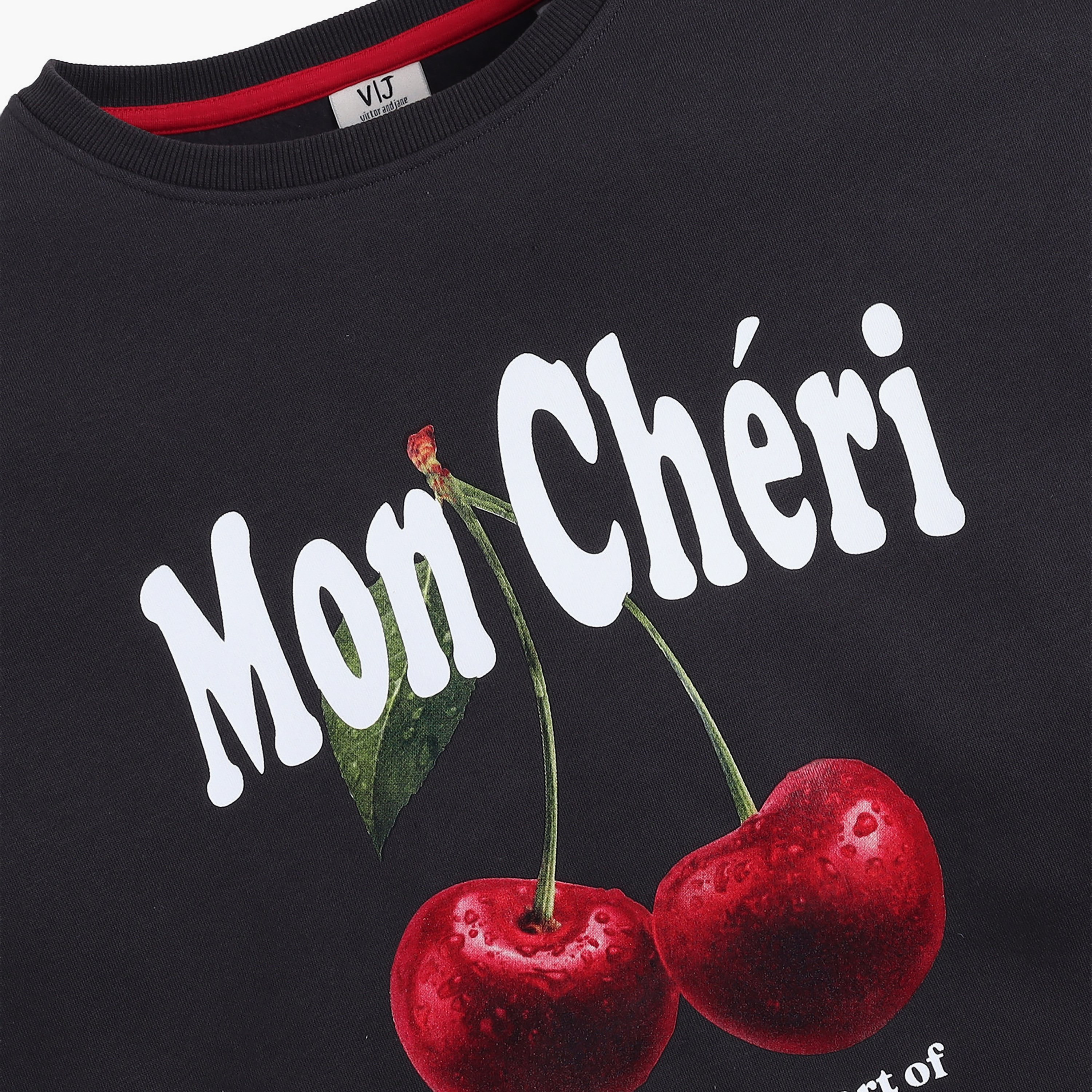 Victor and Jane Mon Cheri Cherry Printed Sweatshirt-girls-clothing-winterwear-sweatshirts-image-4