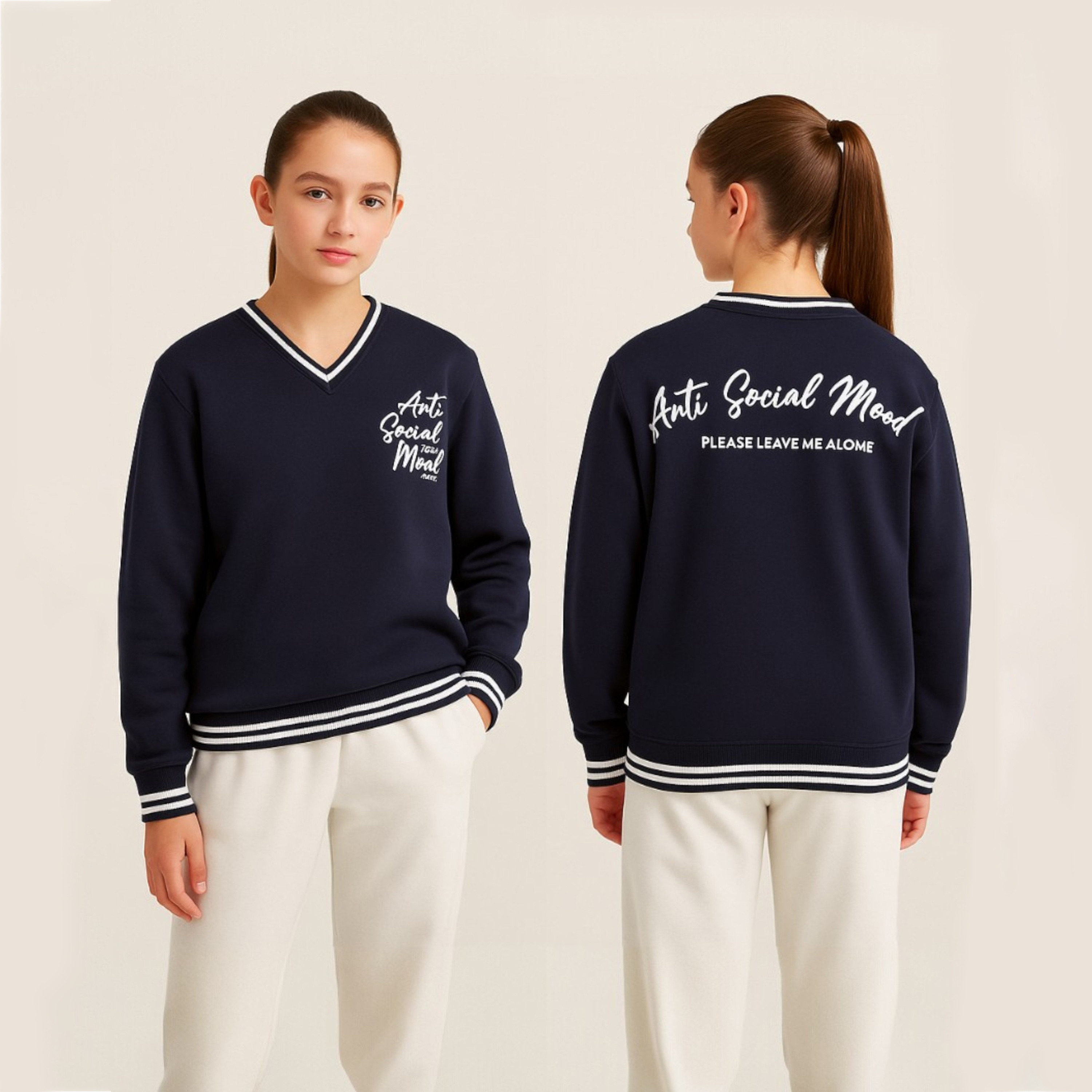 Victor and Jane Anti Social Mood Printed Sweatshirt-girls-clothing-winterwear-sweatshirts-image-5