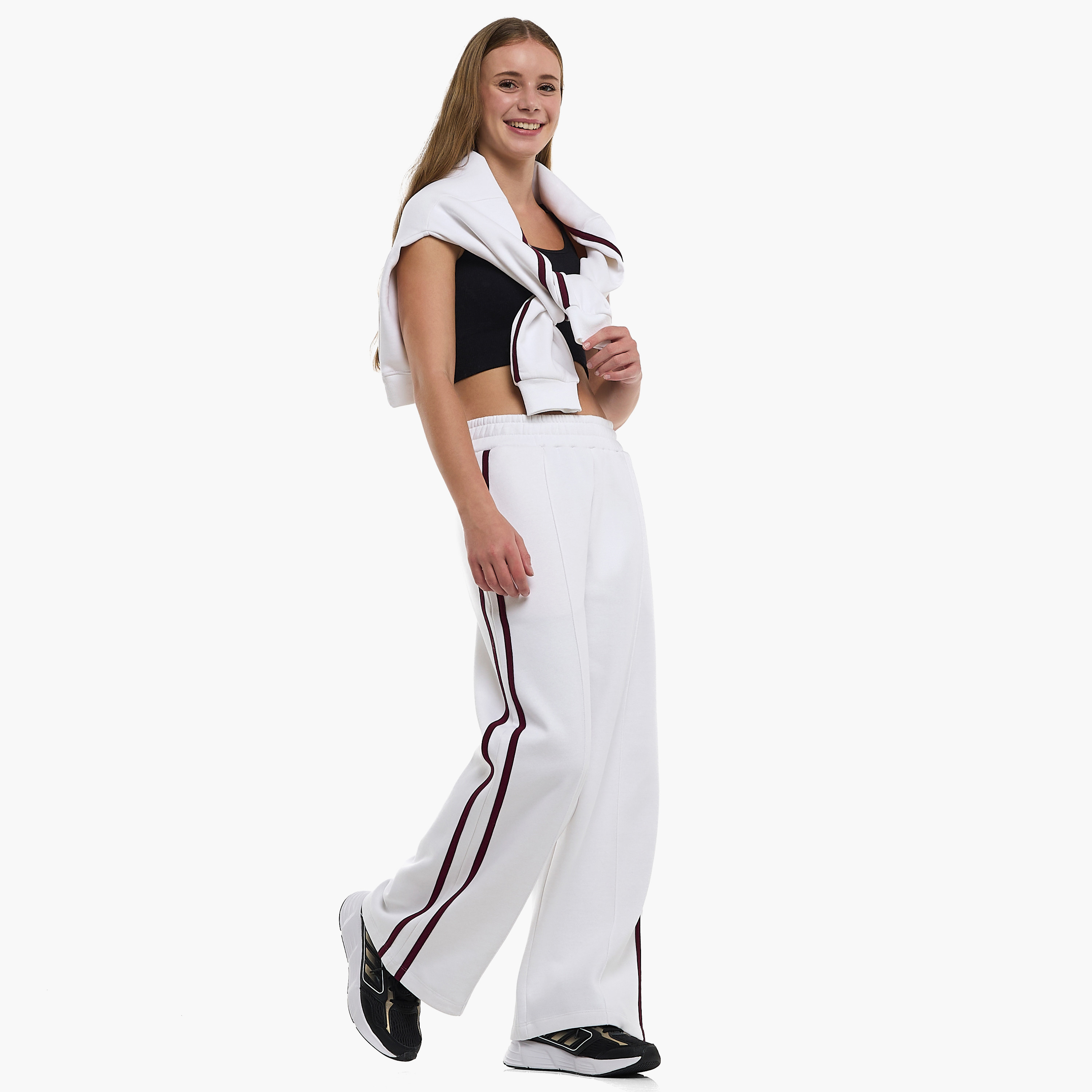 Victor and Jane 2-Piece Iconic Half-Zip Printed Sweatshirt with Pants-girls-clothing-winterwear-setsandcoords-image-3