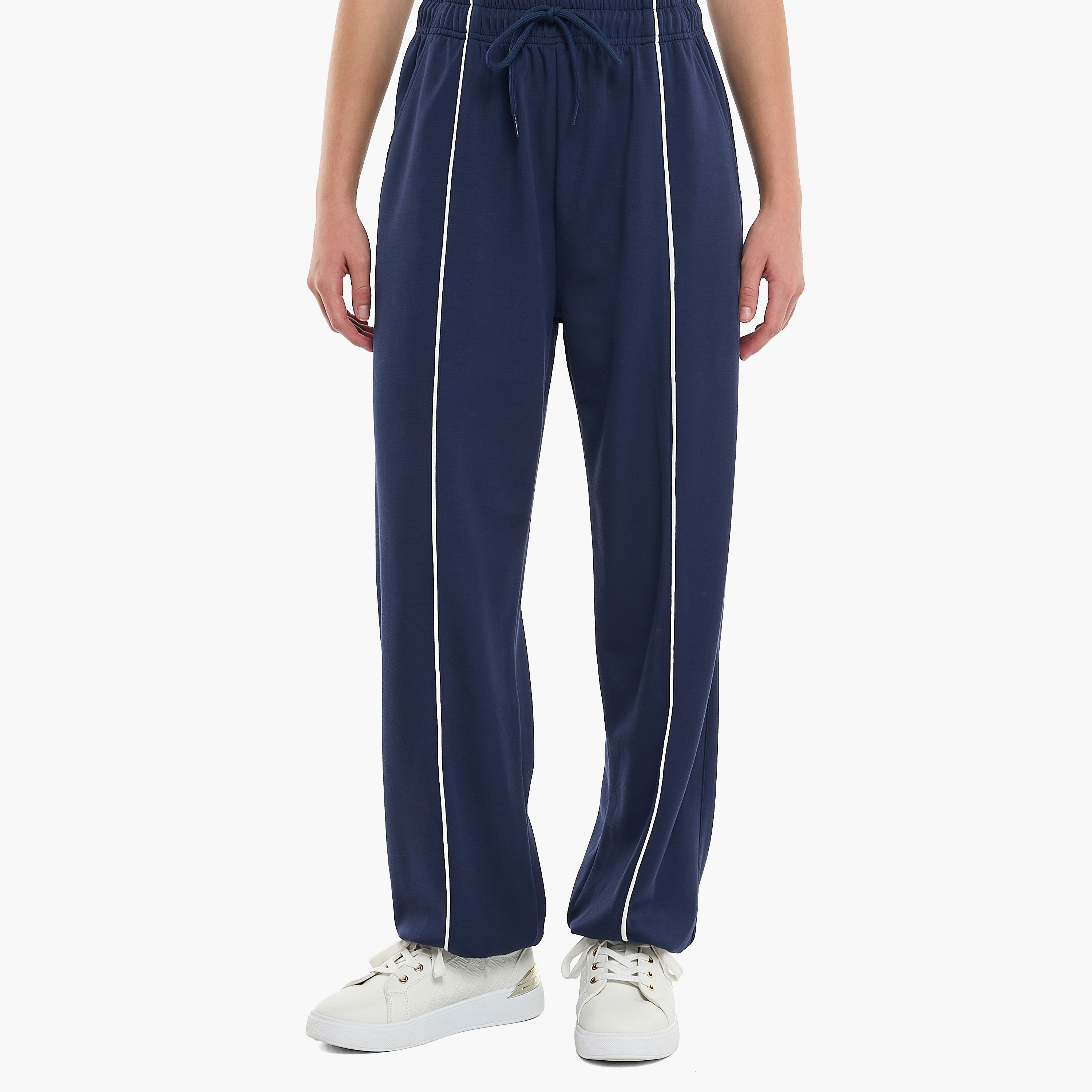 طقم من قطعتين جاكيت وبنطلون رياضي سادة من فيكتور اند جين-girls-clothing-setsandcoords-image-2