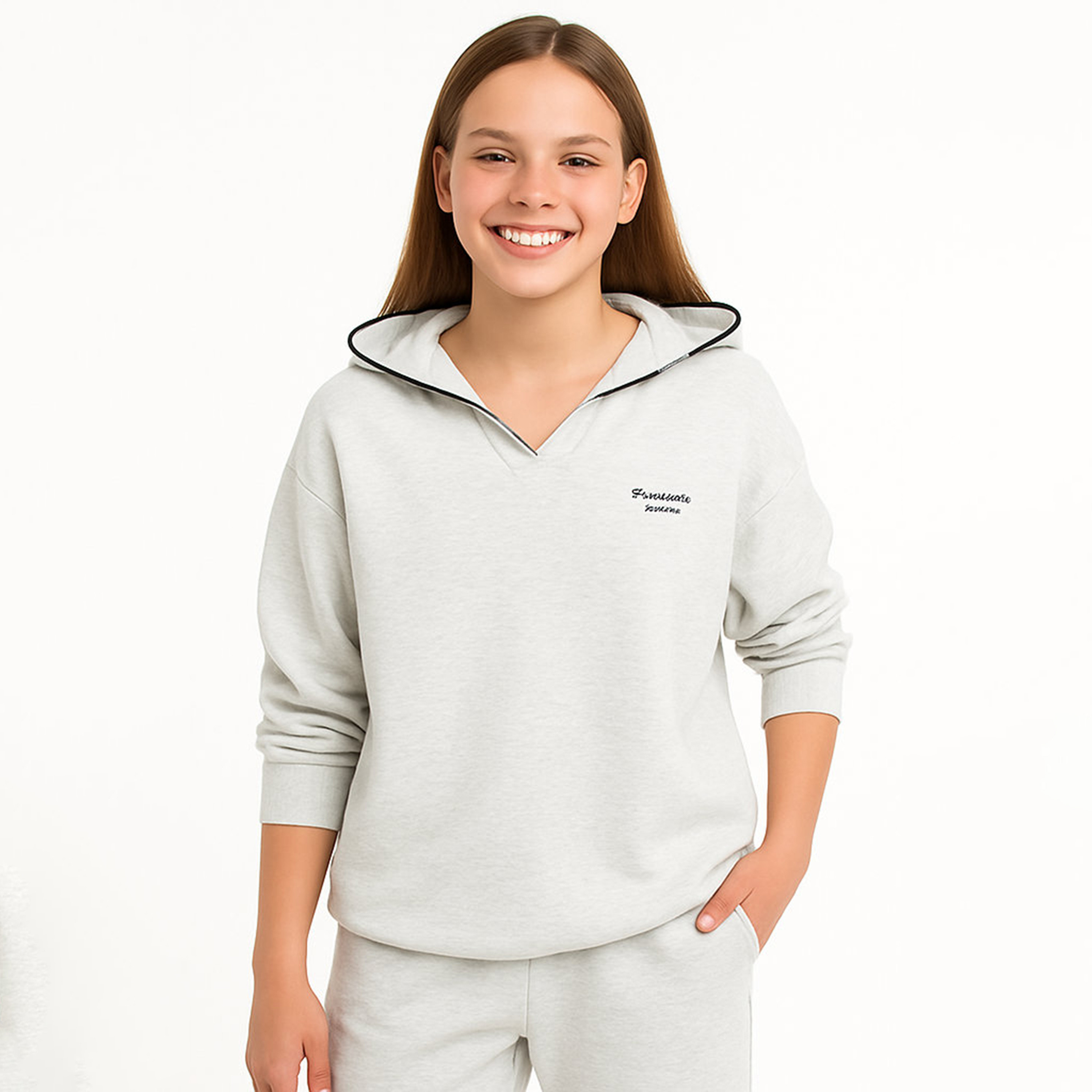 Victor and Jane 2-Piece Solid Hoodie with Pants-girls-clothing-winterwear-setsandcoords-image-3