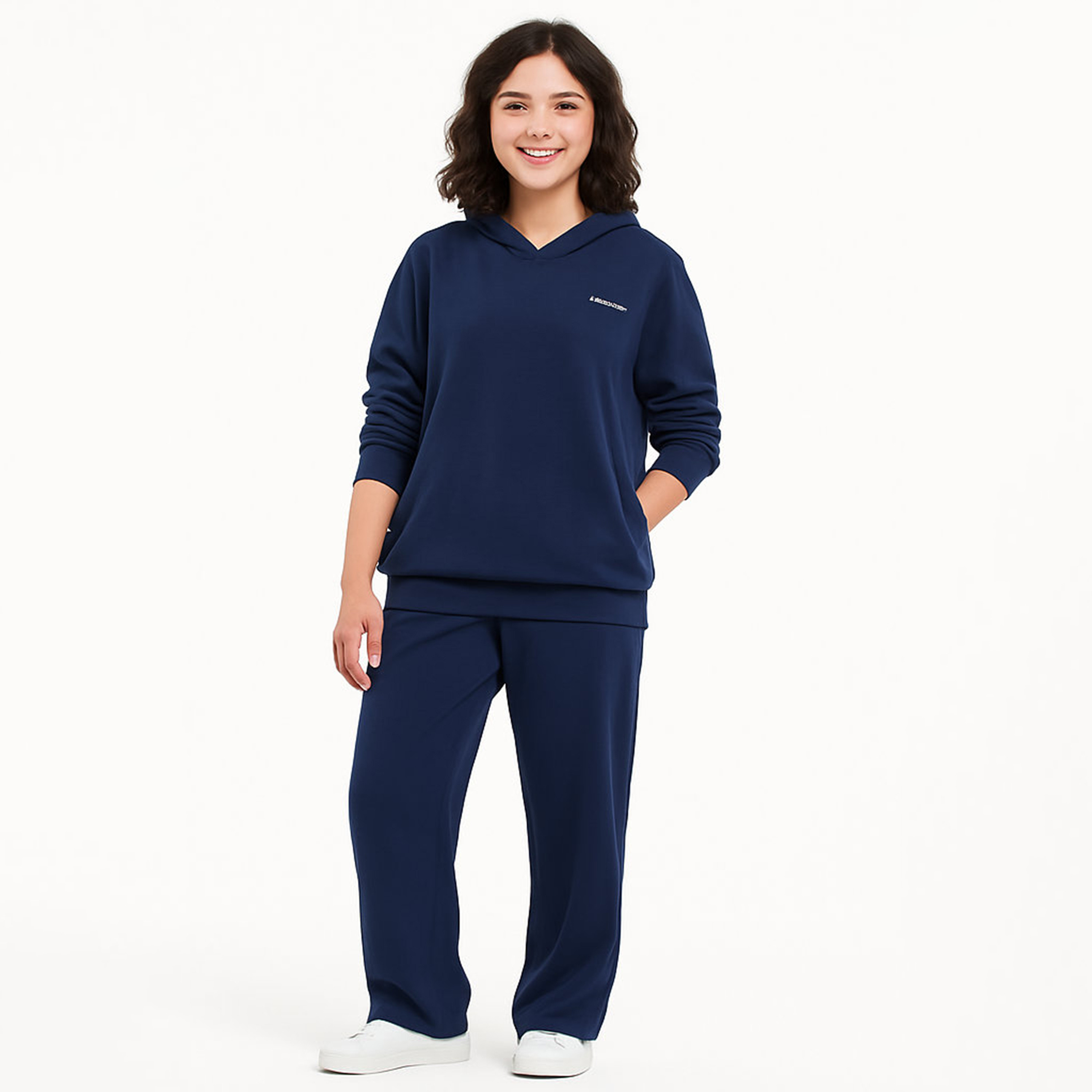 Victor and Jane 2-Piece Solid Hoodie with Pants-girls-clothing-setsandcoords-image-1