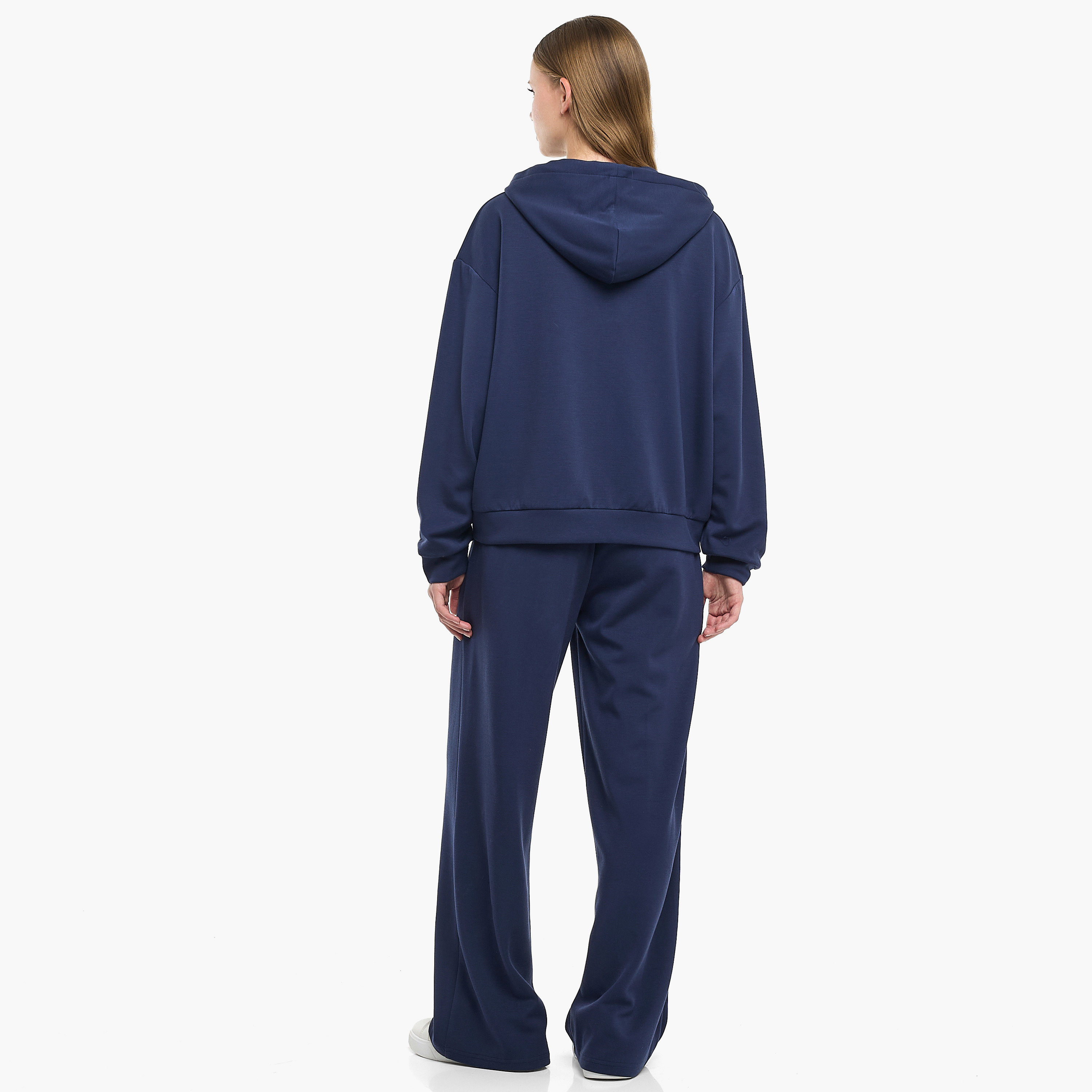 طقم من قطعتين هودي سادة مع بنطلون من فيكتور اند جين-girls-clothing-winterwear-setsandcoords-image-2