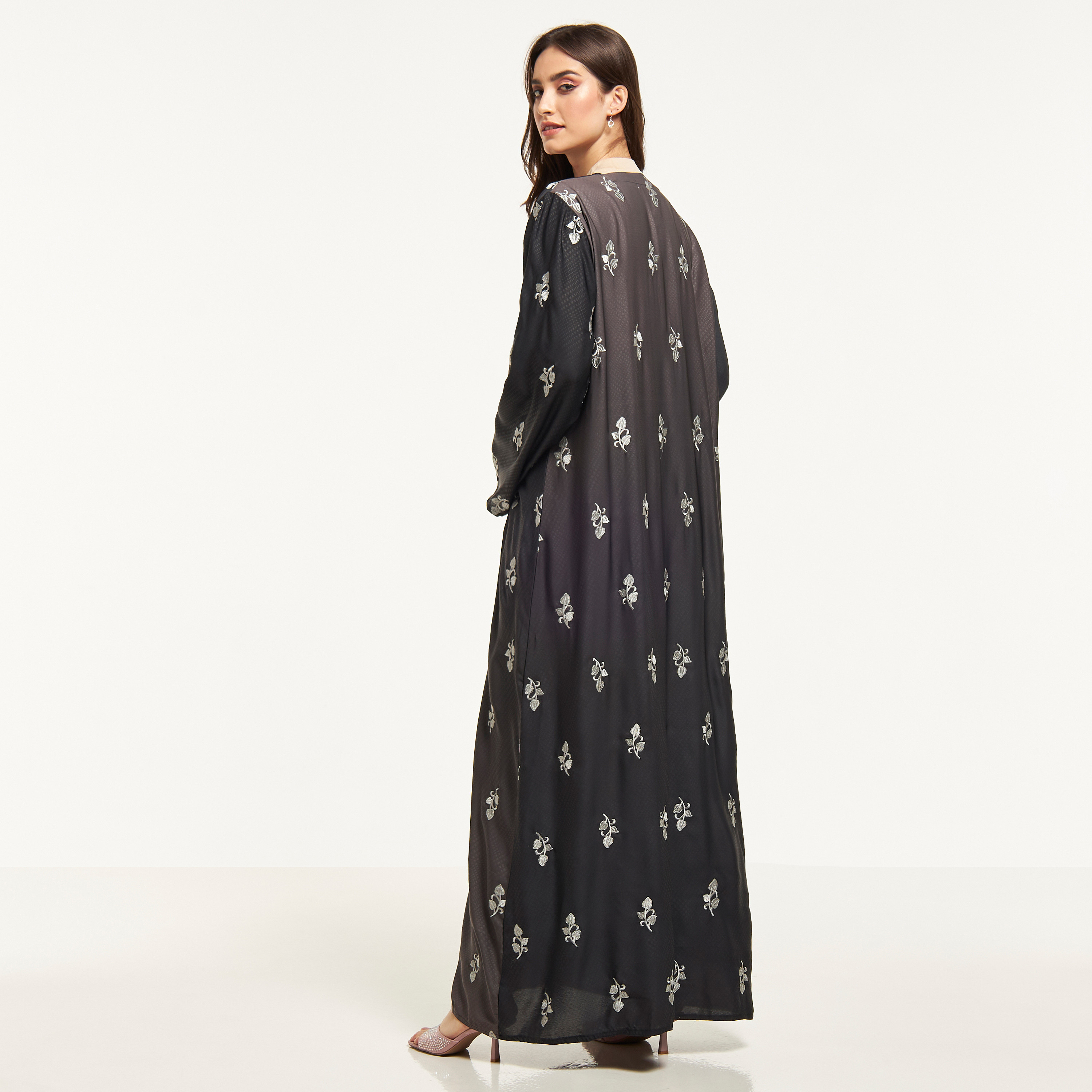 Malikah All-Over Embroidered Abaya with Hijab-women-arabicclothing-abayas-image-5