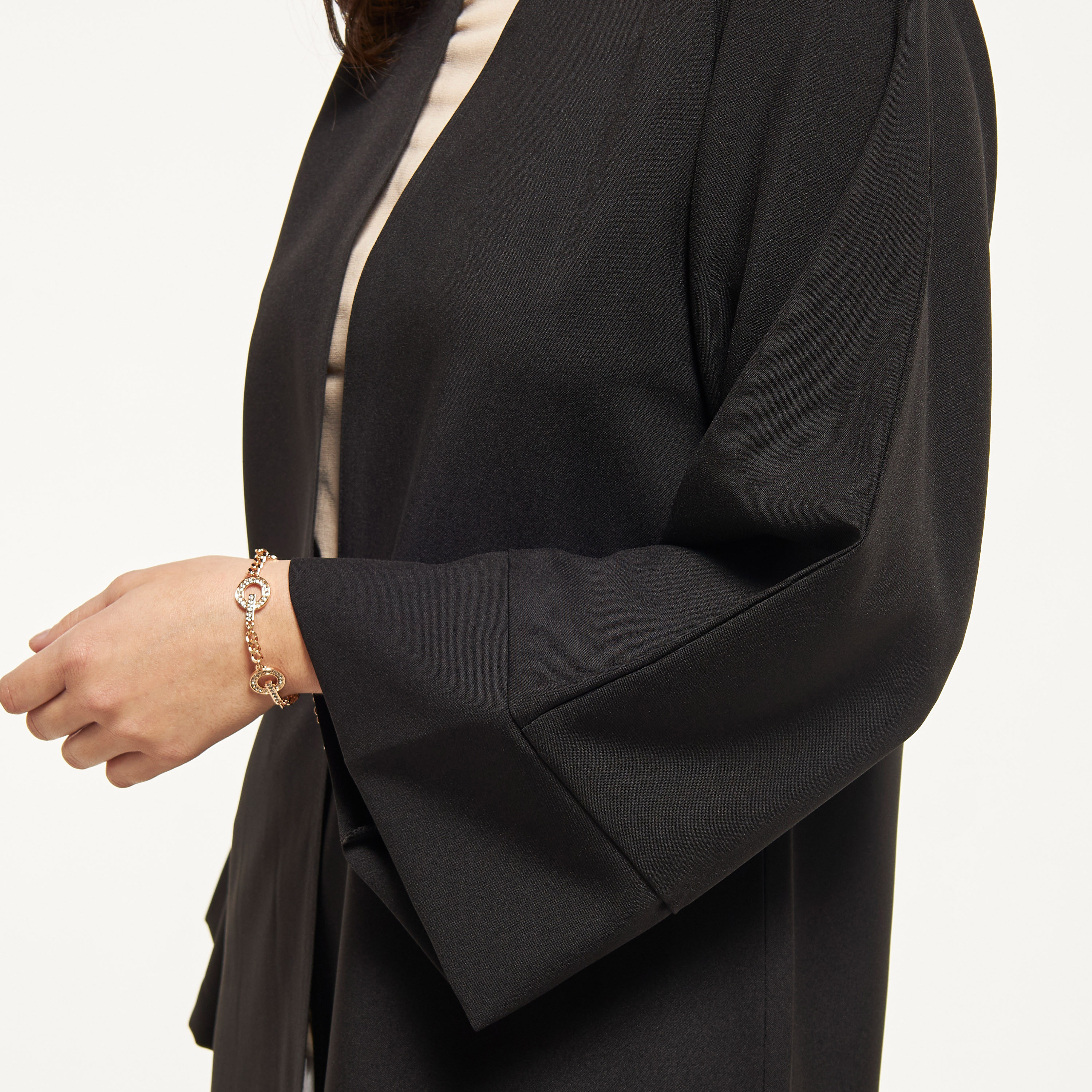 Malikah Solid Abaya with Hijab-women-arabicclothing-abayas-image-3