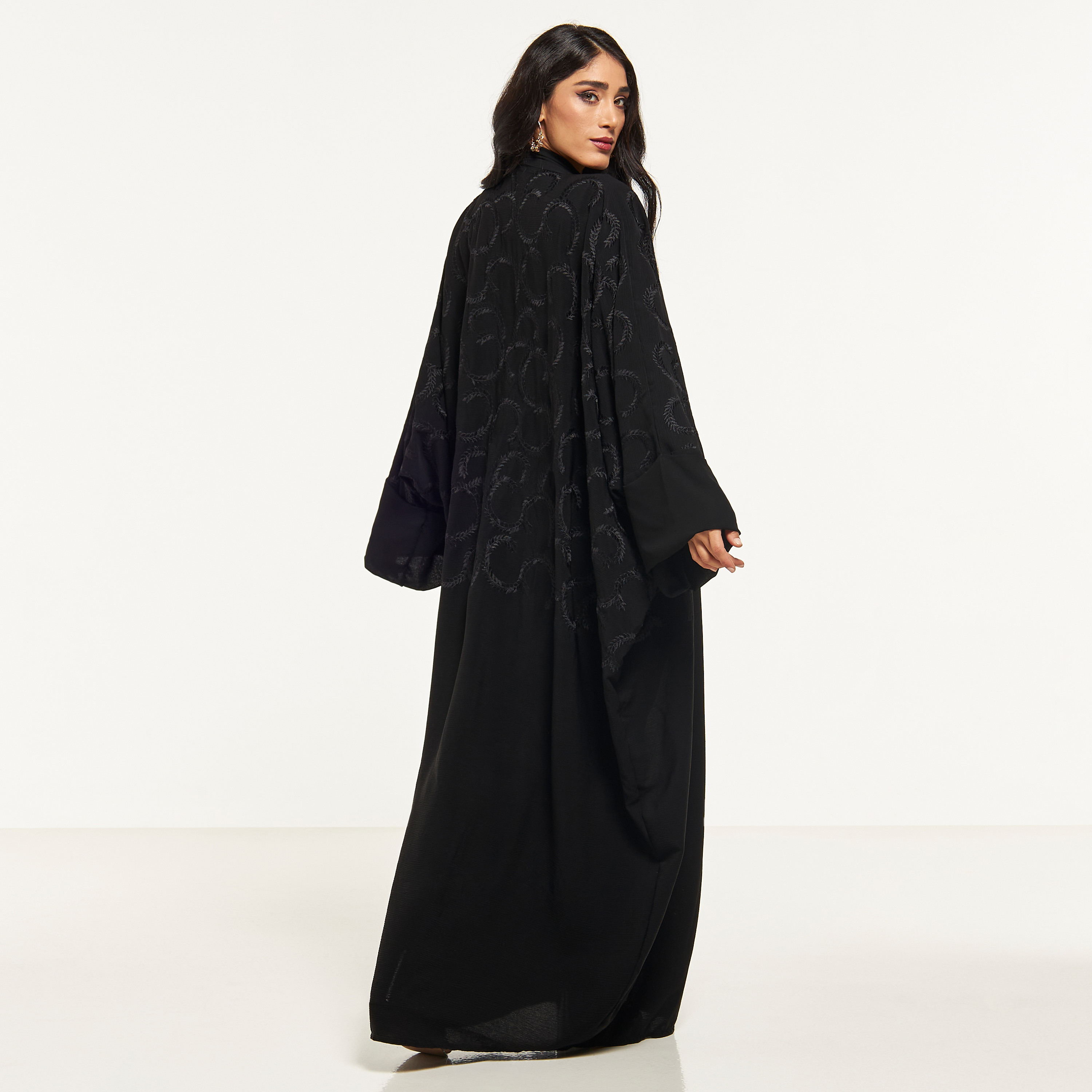 Malikah Embroidered Abaya with Hijab-women-arabicclothing-abayas-image-5