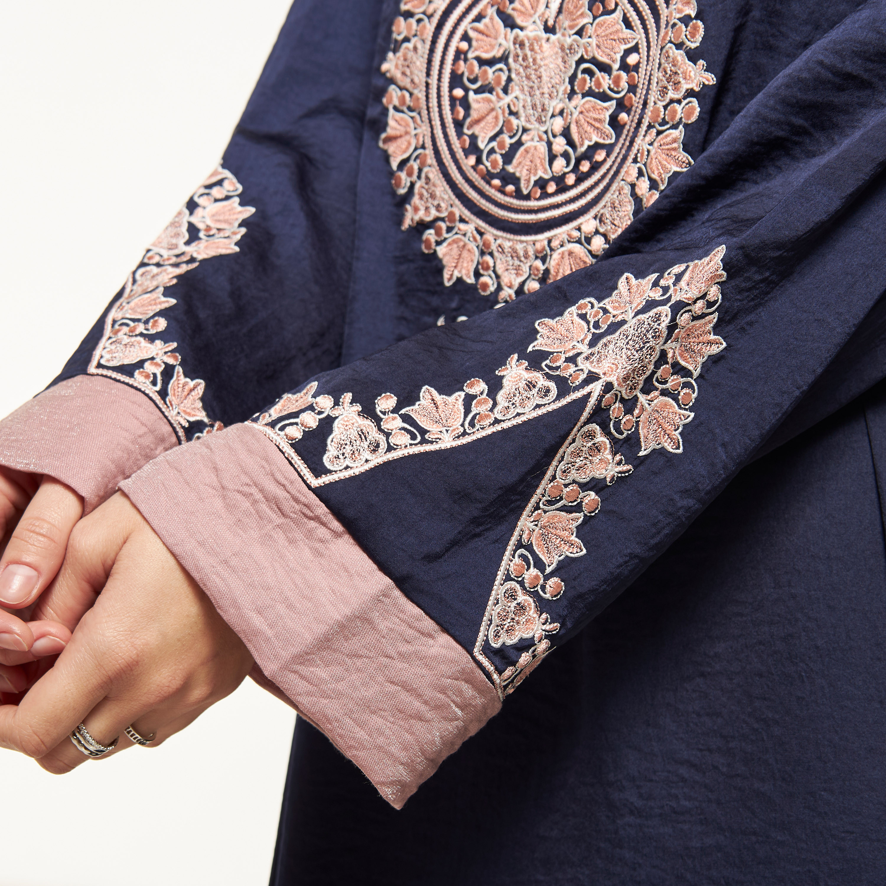 Malikah Embroidered Abaya with Tie-Up Belt-women-arabicclothing-abayas-image-3