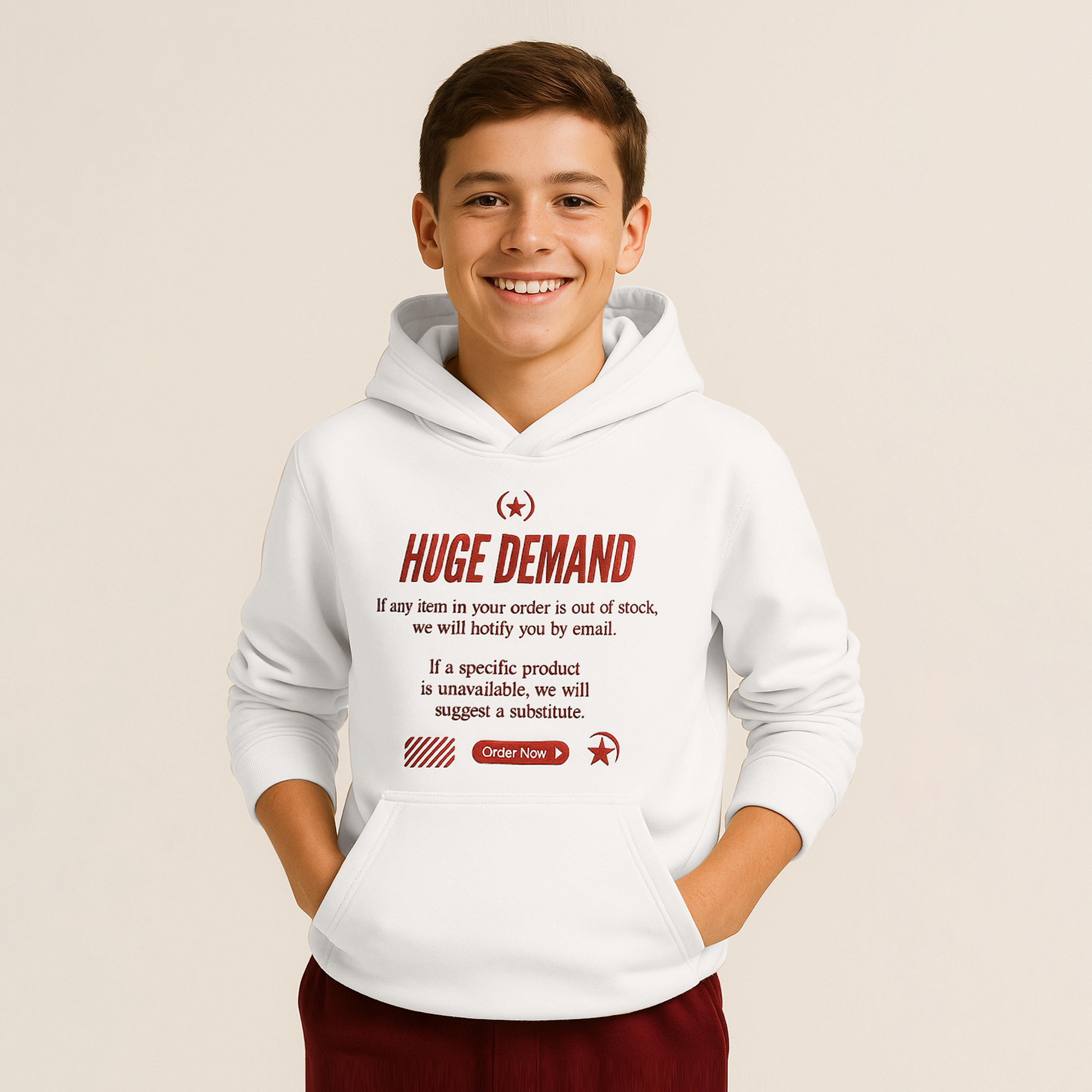 Victor and Jane Not Available Printed Hoodie-boys-clothing-sweatshirts-image-1