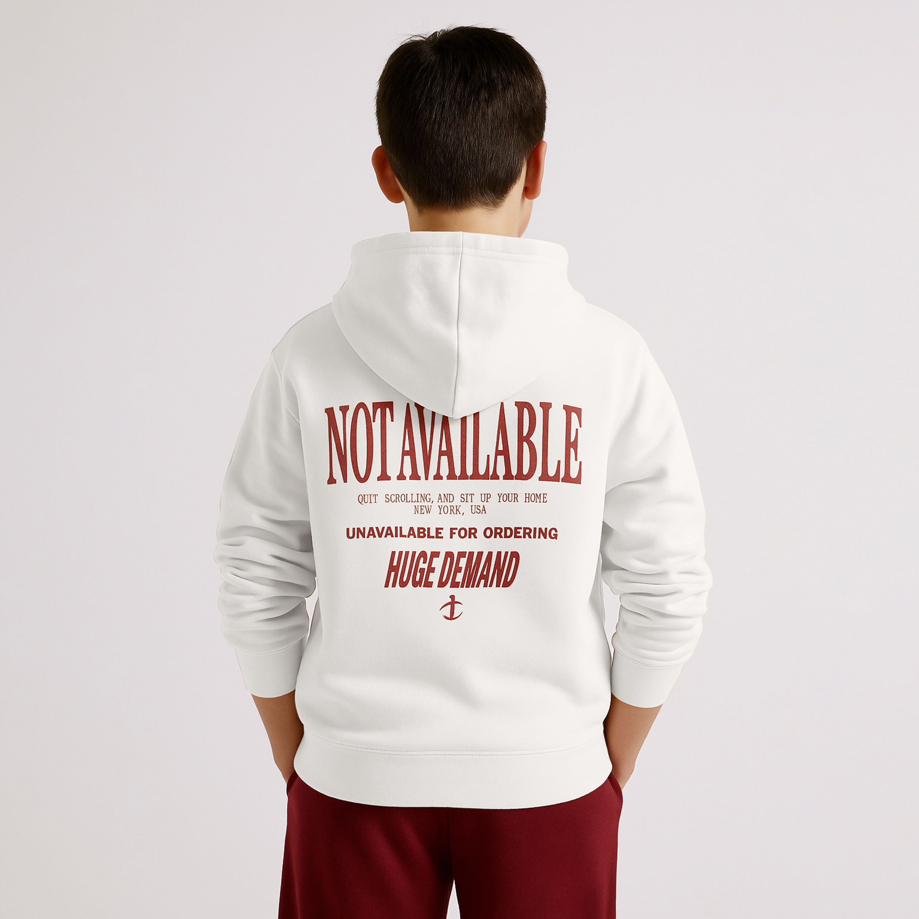 هودي بطبعة نوت أفيلابل من فيكتور اند جين-boys-clothing-sweatshirts-image-2