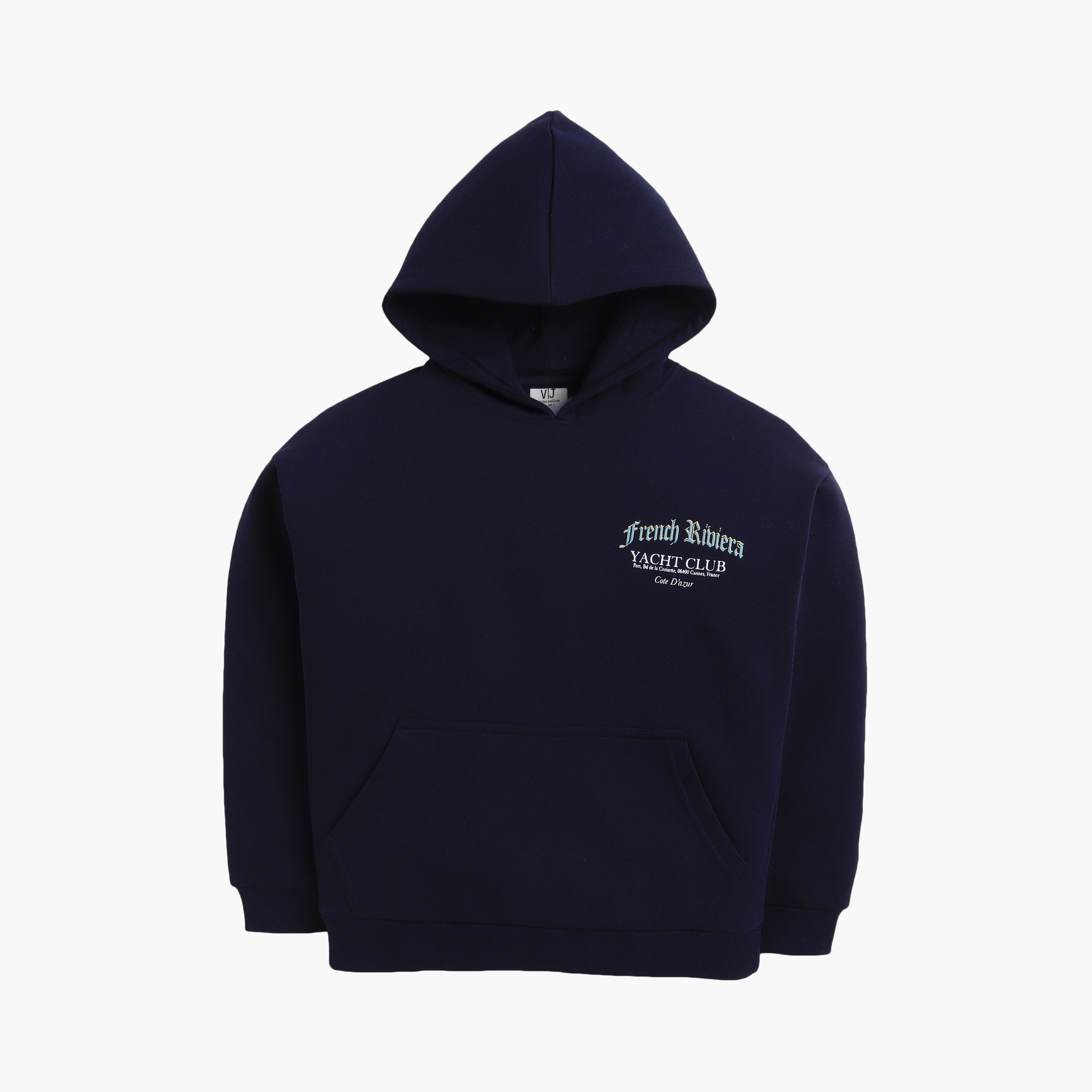 Victor and Jane French Riviera Royal Athl Printed Hoodie-boys-clothing-winterwear-sweatshirts-image-4