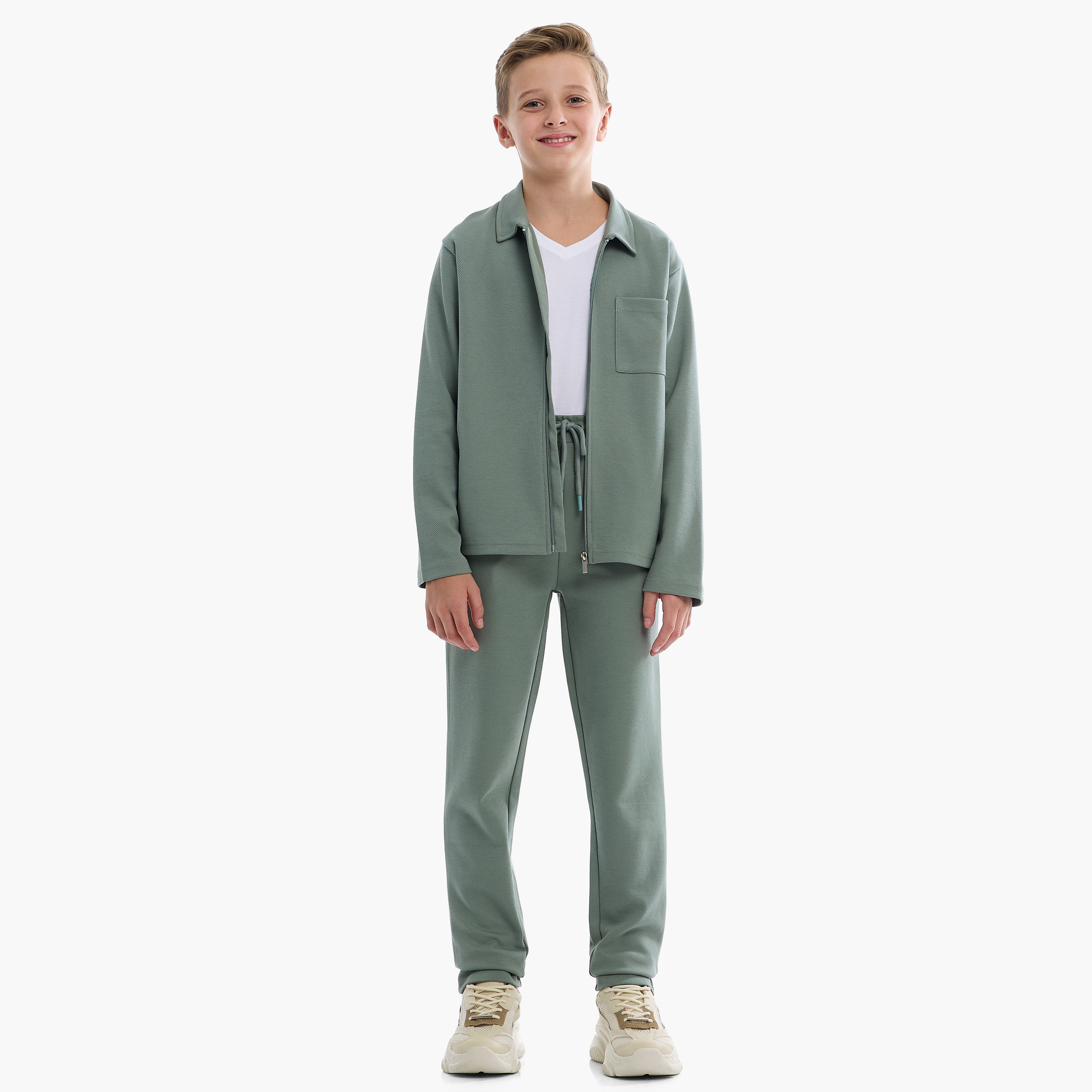 Victor and Jane 2-Piece Solid Jacket & Jogger Sets-boys-clothing-setsandcoords-image-2
