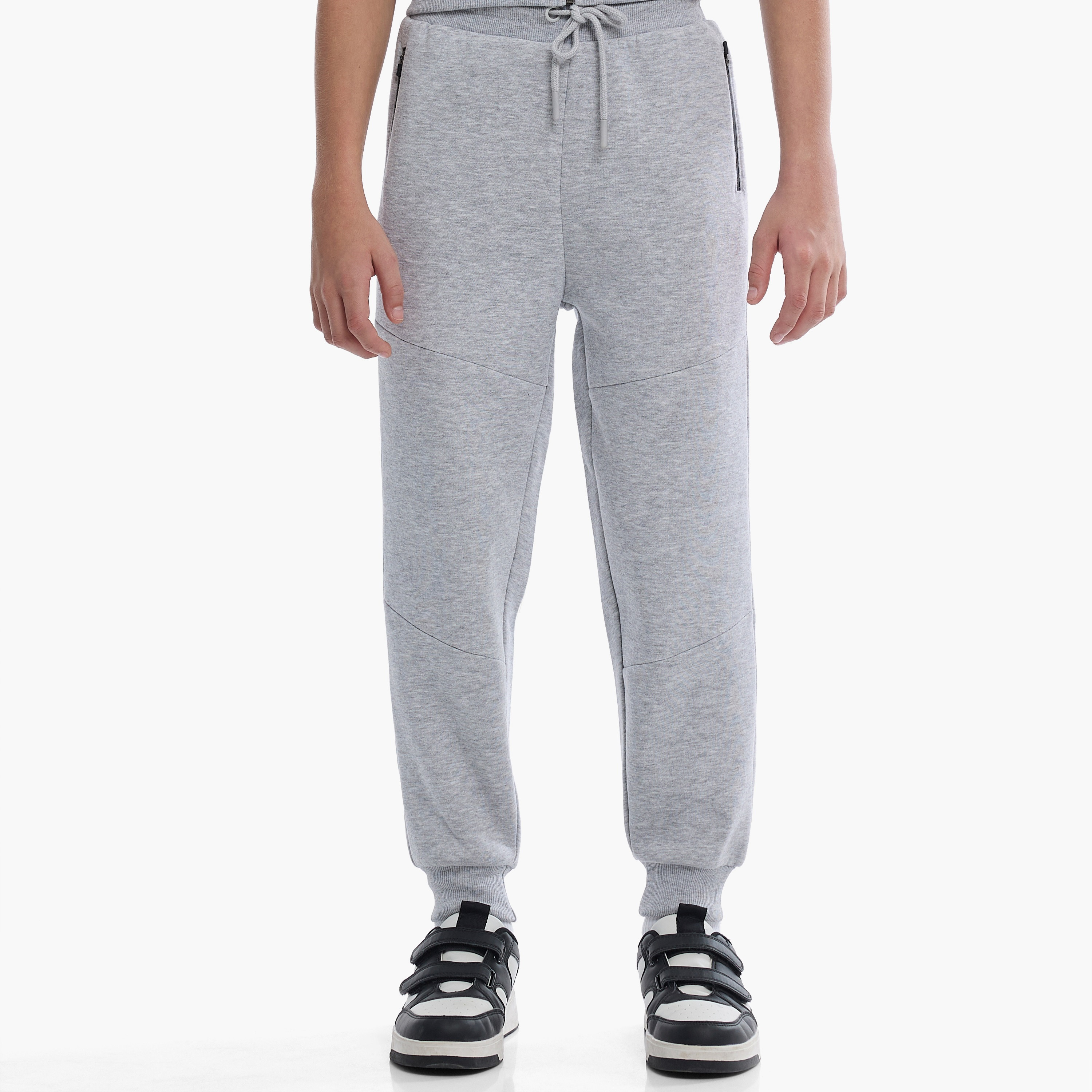 طقم من قطعتين هودي سادة مع بنطلون من فيكتور اند جين-boys-clothing-setsandcoords-image-6