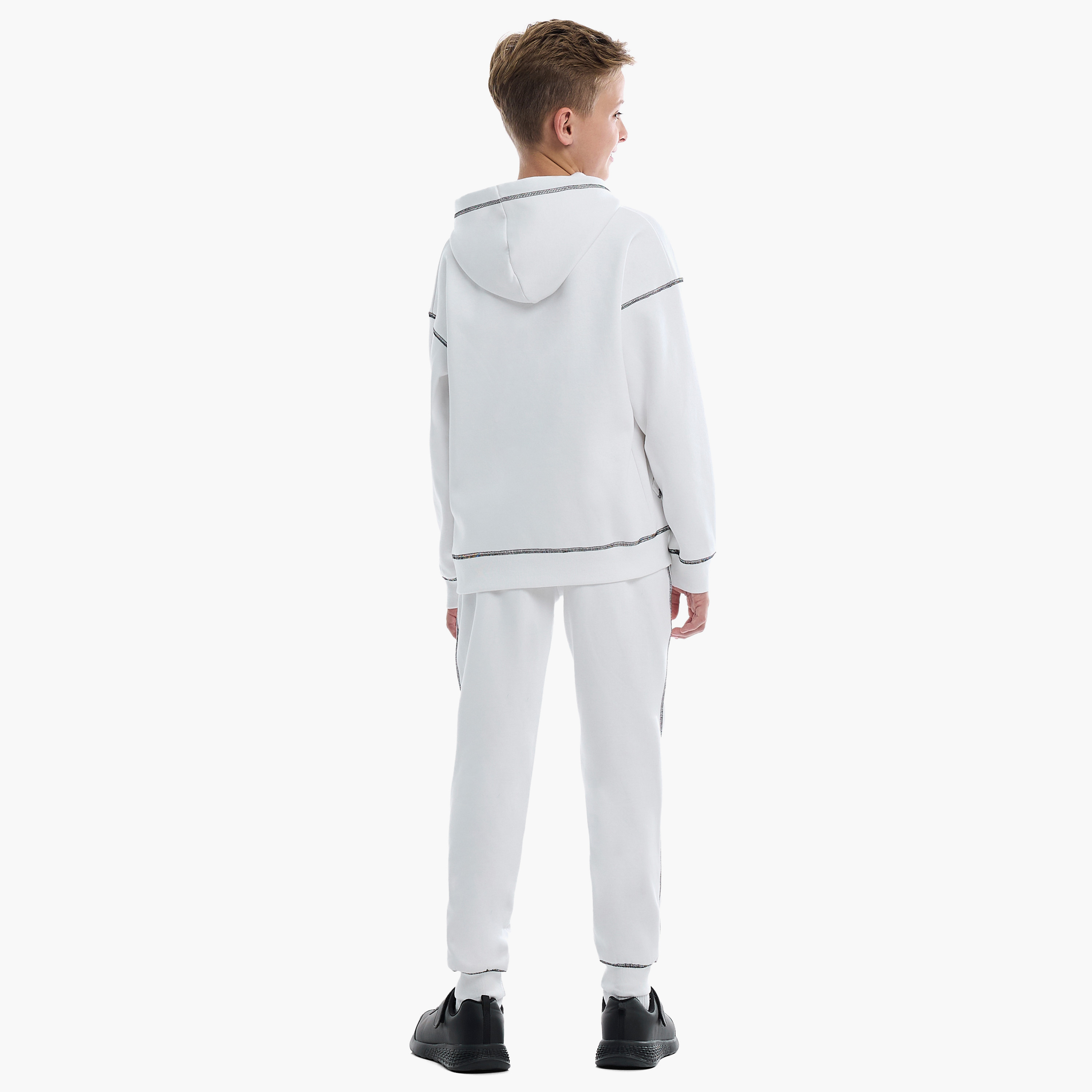 طقم من قطعتين هودي مع بنطلون بطبعة من فيكتور اند جين-boys-clothing-setsandcoords-image-3