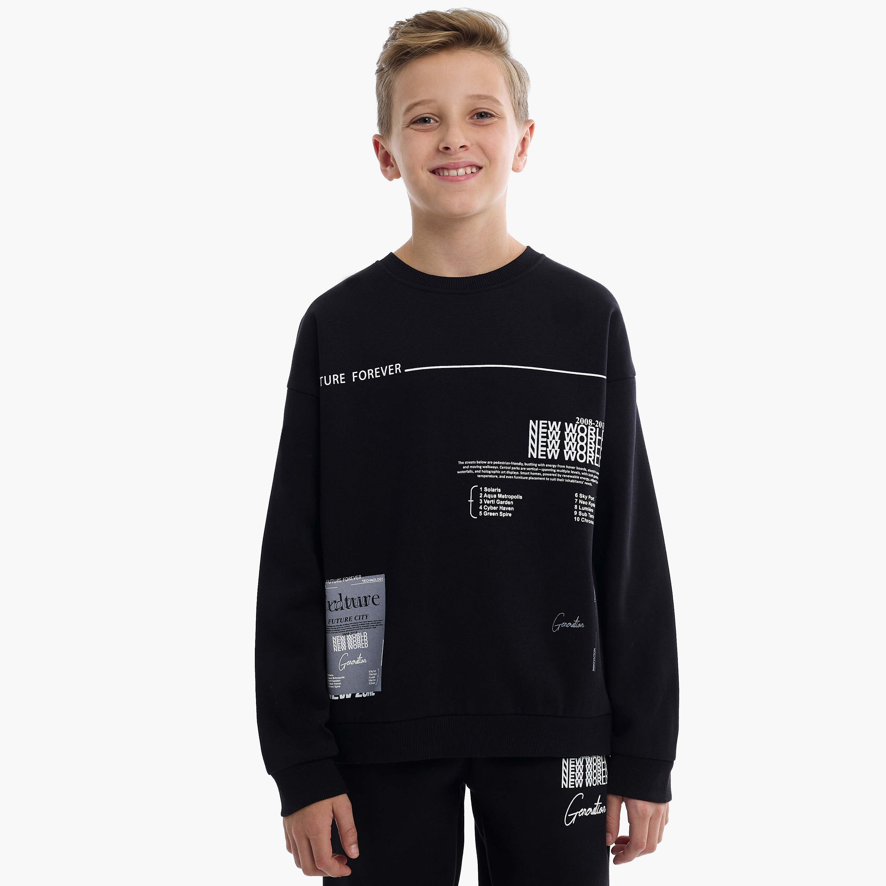 Victor and Jane 2-Piece Printed Sweatshirt & Jogger Sets-boys-clothing-setsandcoords-image-5