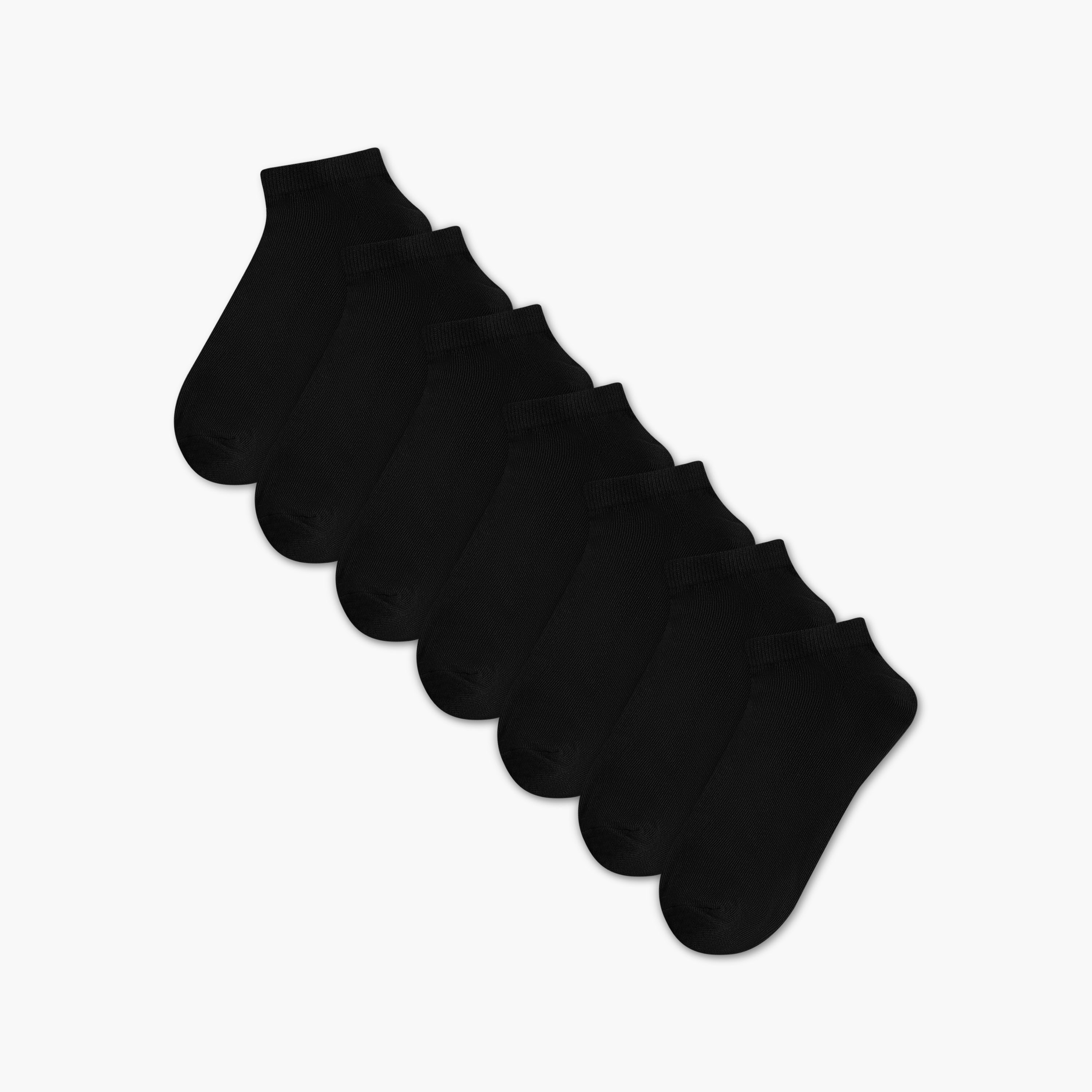 طقم جوارب بطول الكاحل للرجال 7 أزواج من إل بي إل من شو إكسبريس-men-socks-image-1