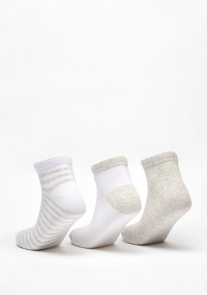 Assorted Crew Length Socks - Set of 3